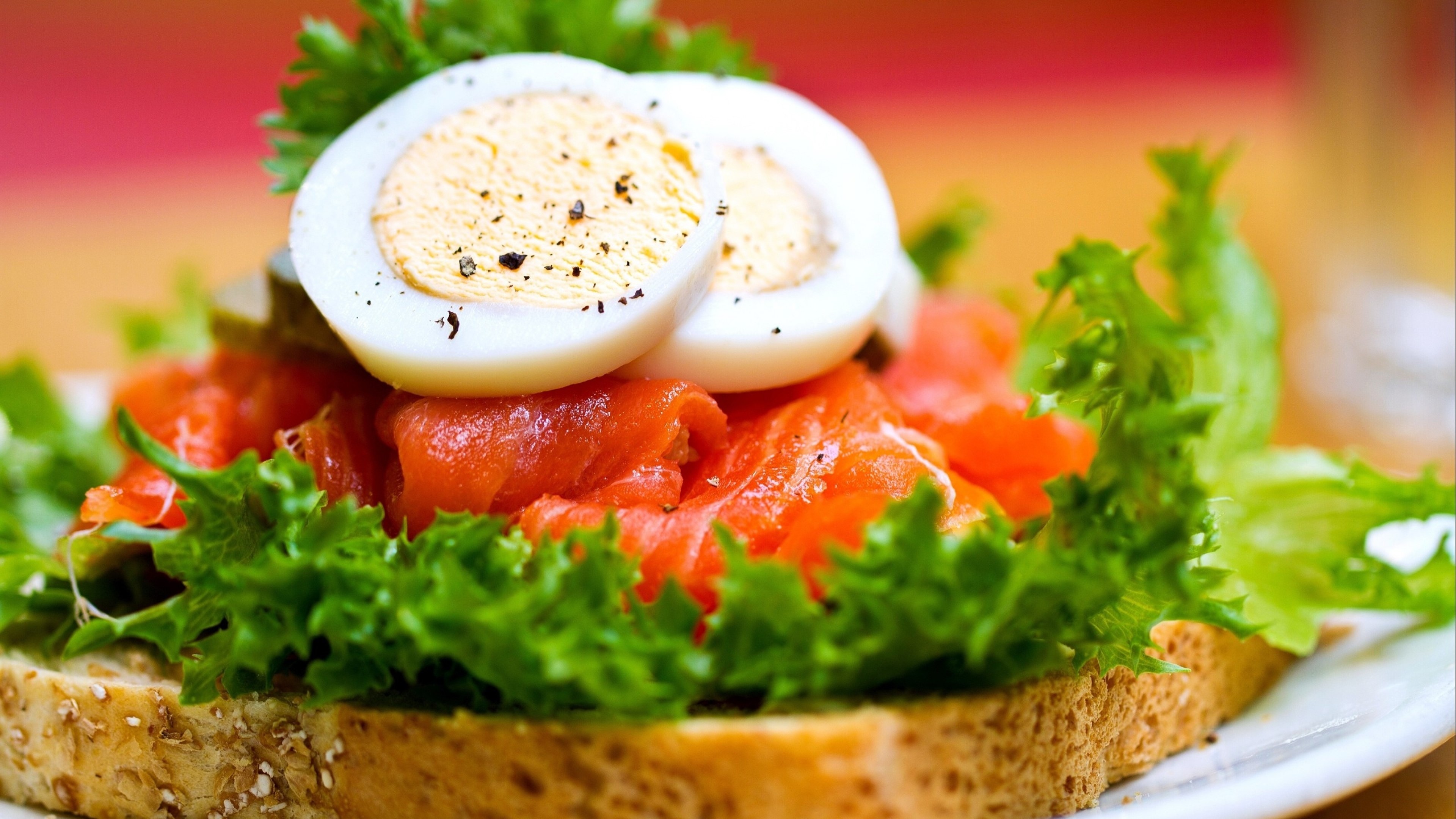 eggs, sandwich, food, HD Wallpaper