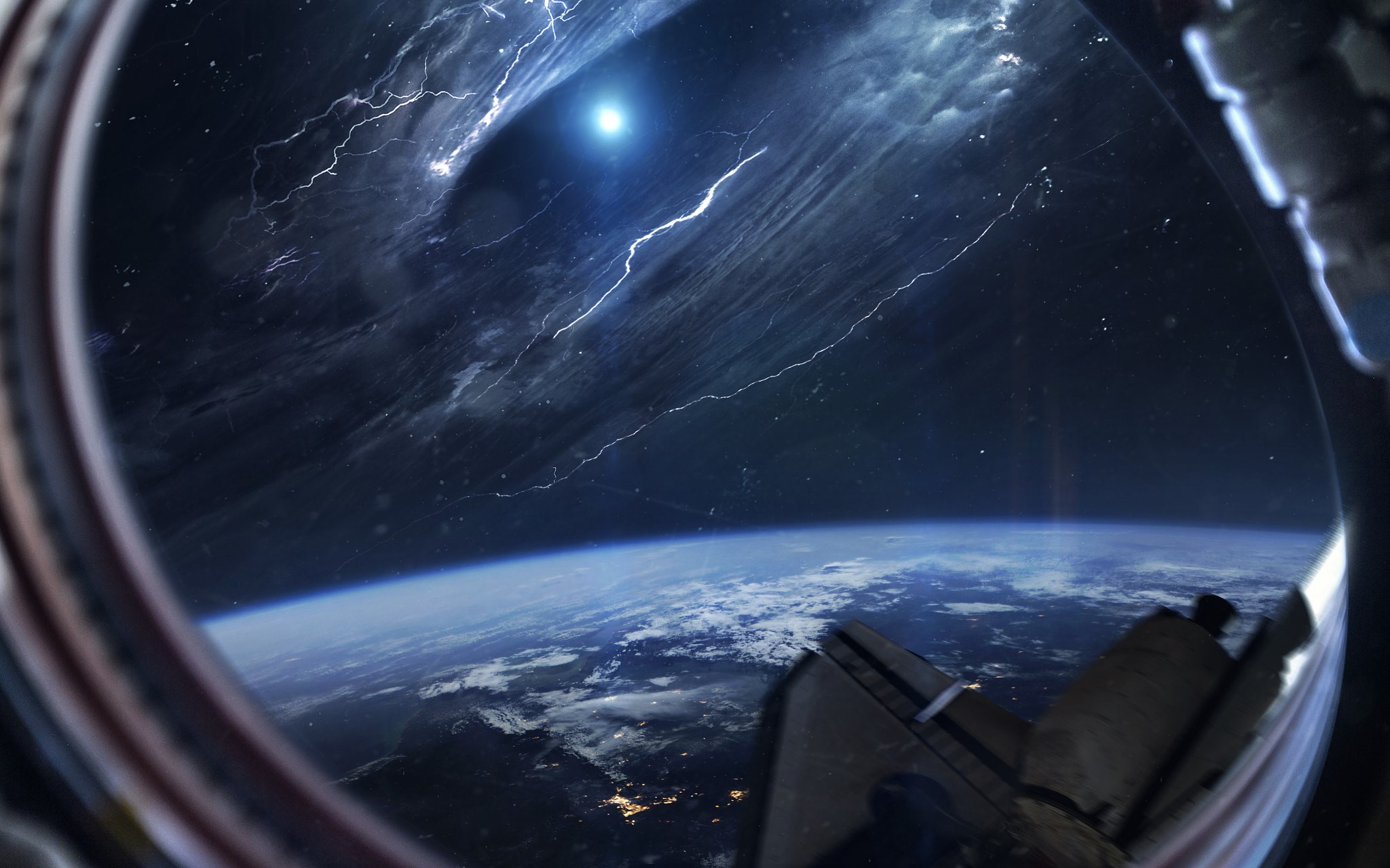 space, space art, 500px, digital art, Vadim Sadovski, HD Wallpaper
