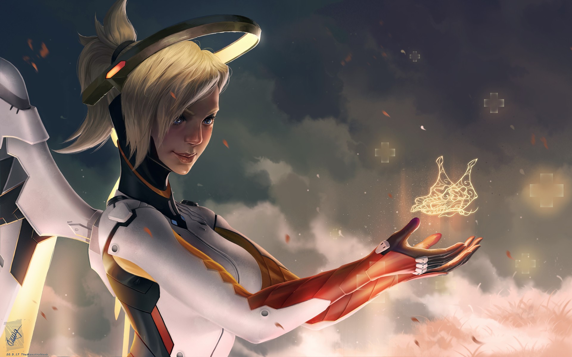 Overwatch, Mercy, Mercy (Overwatch), HD Wallpaper