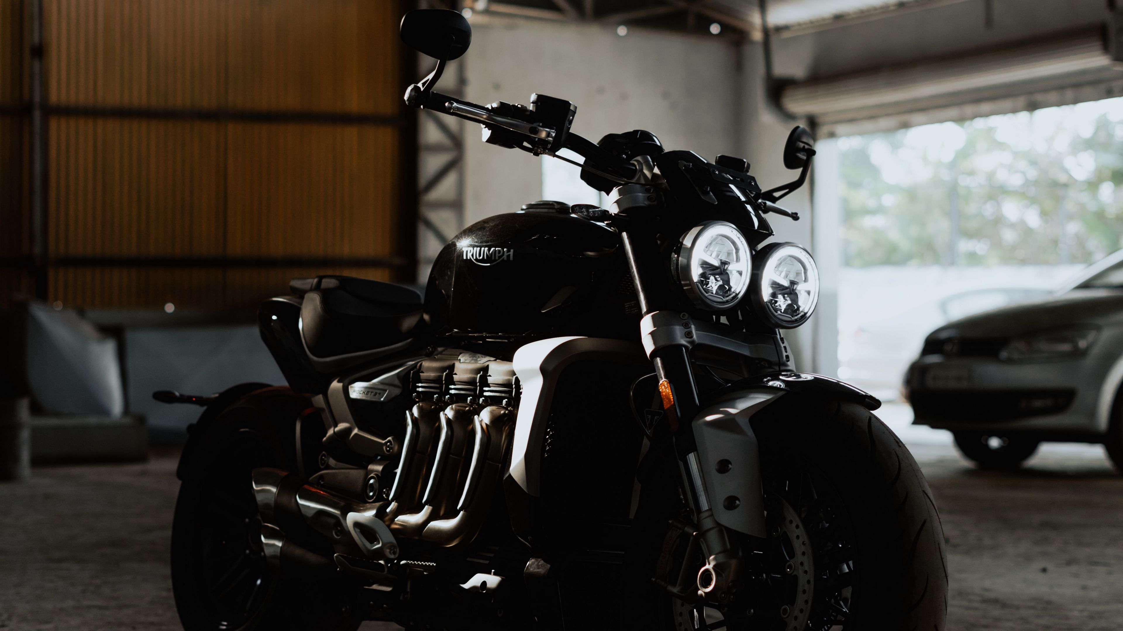 triumph rocket 3, triumph, bike, motorcycle, 4k, HD Wallpaper
