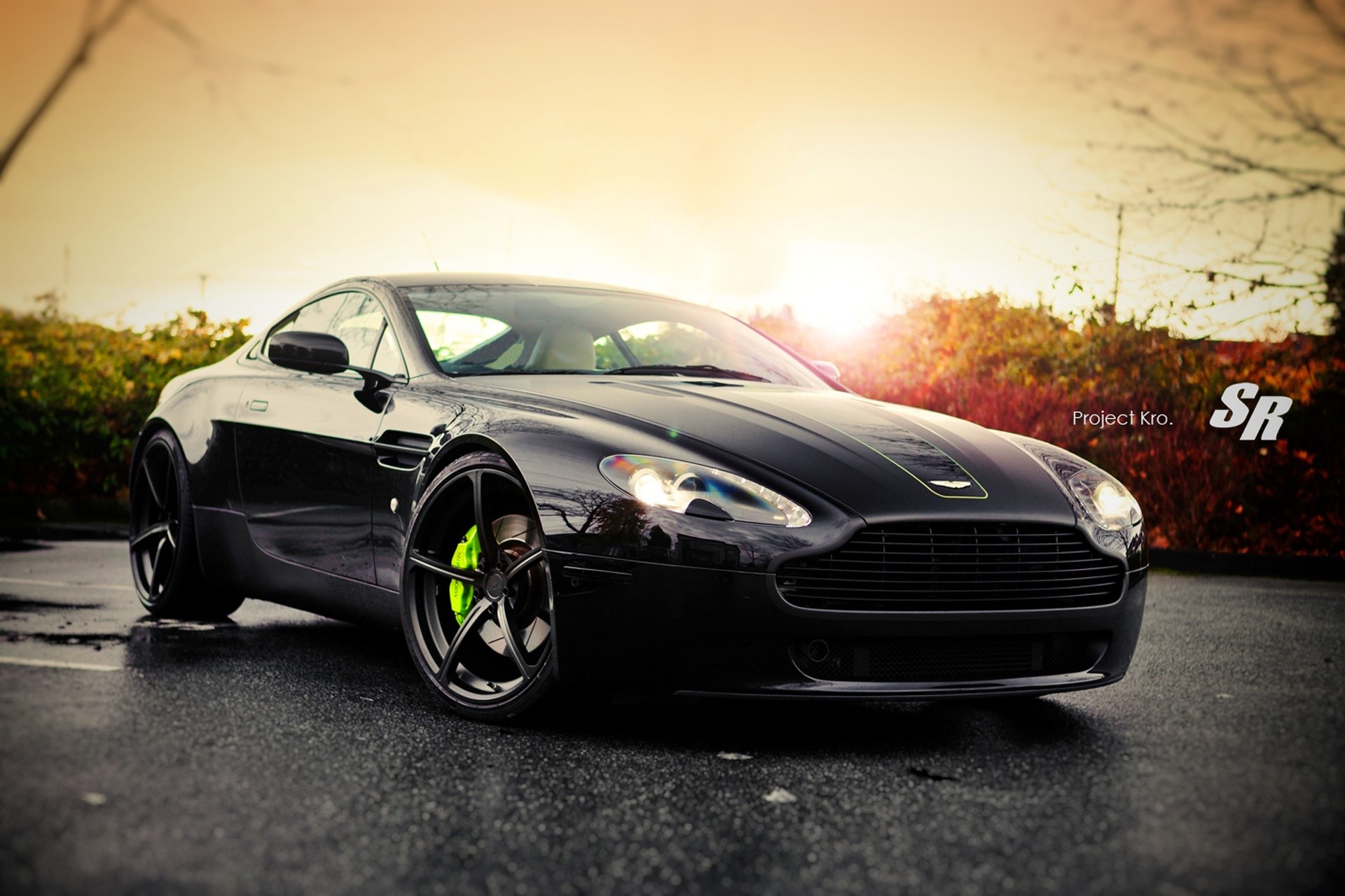 Aston Martin, car, vehicle, black cars, HD Wallpaper