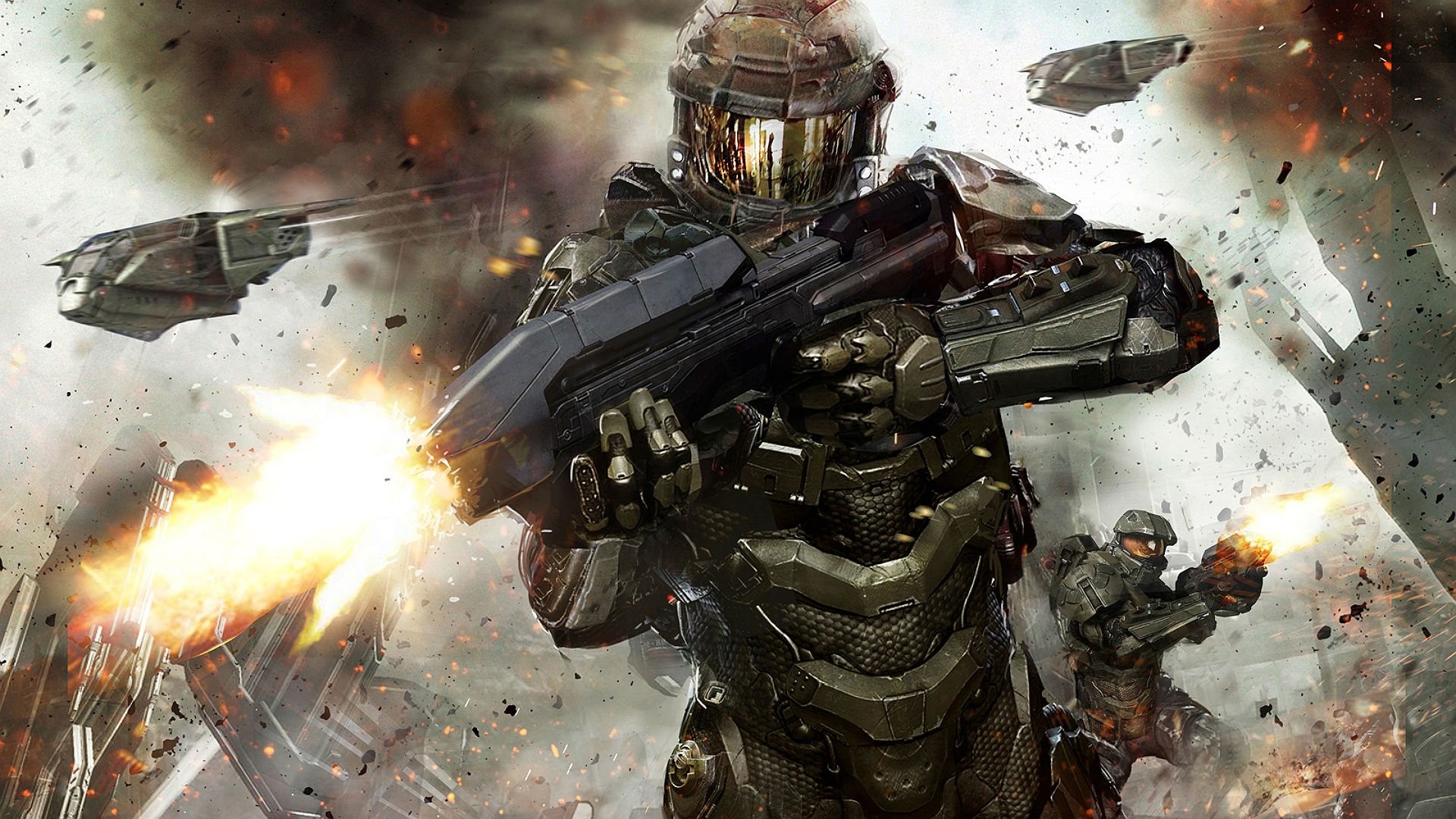 Halo, Halo 4, video games, Master Chief, Spartans (Halo), HD Wallpaper