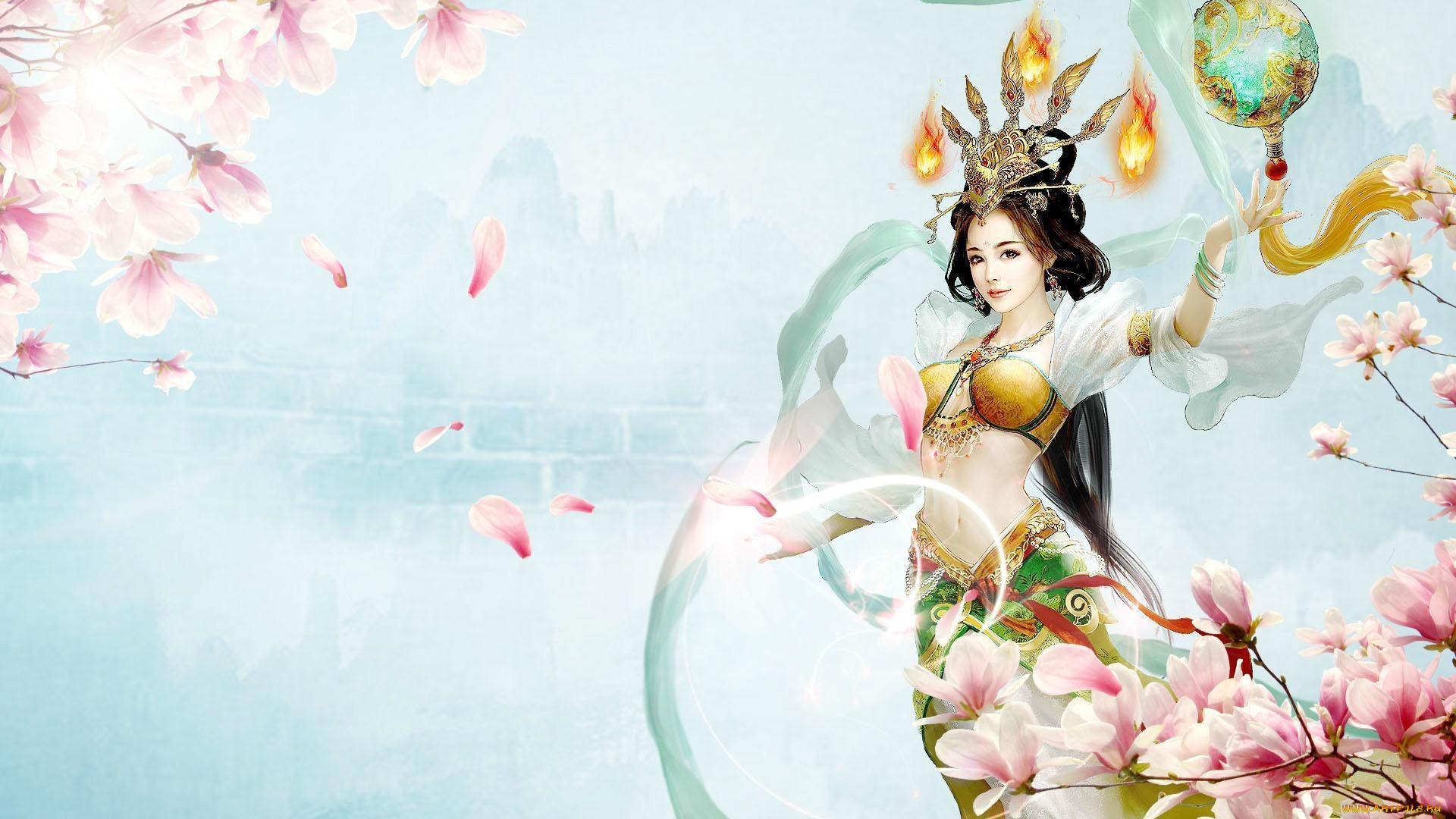fantasy art, fantasy girl, xianxia, HD Wallpaper