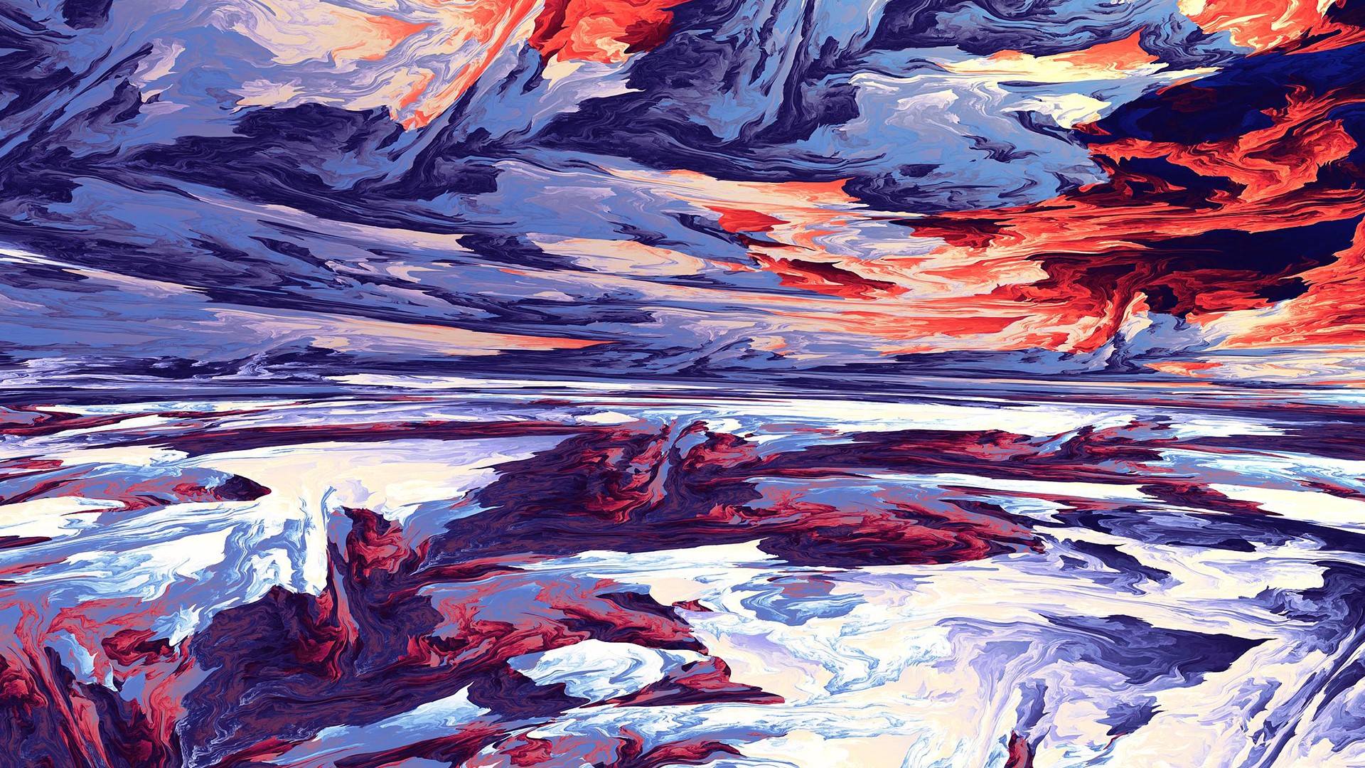 digital art, abstract, artwork, shapes, HD Wallpaper
