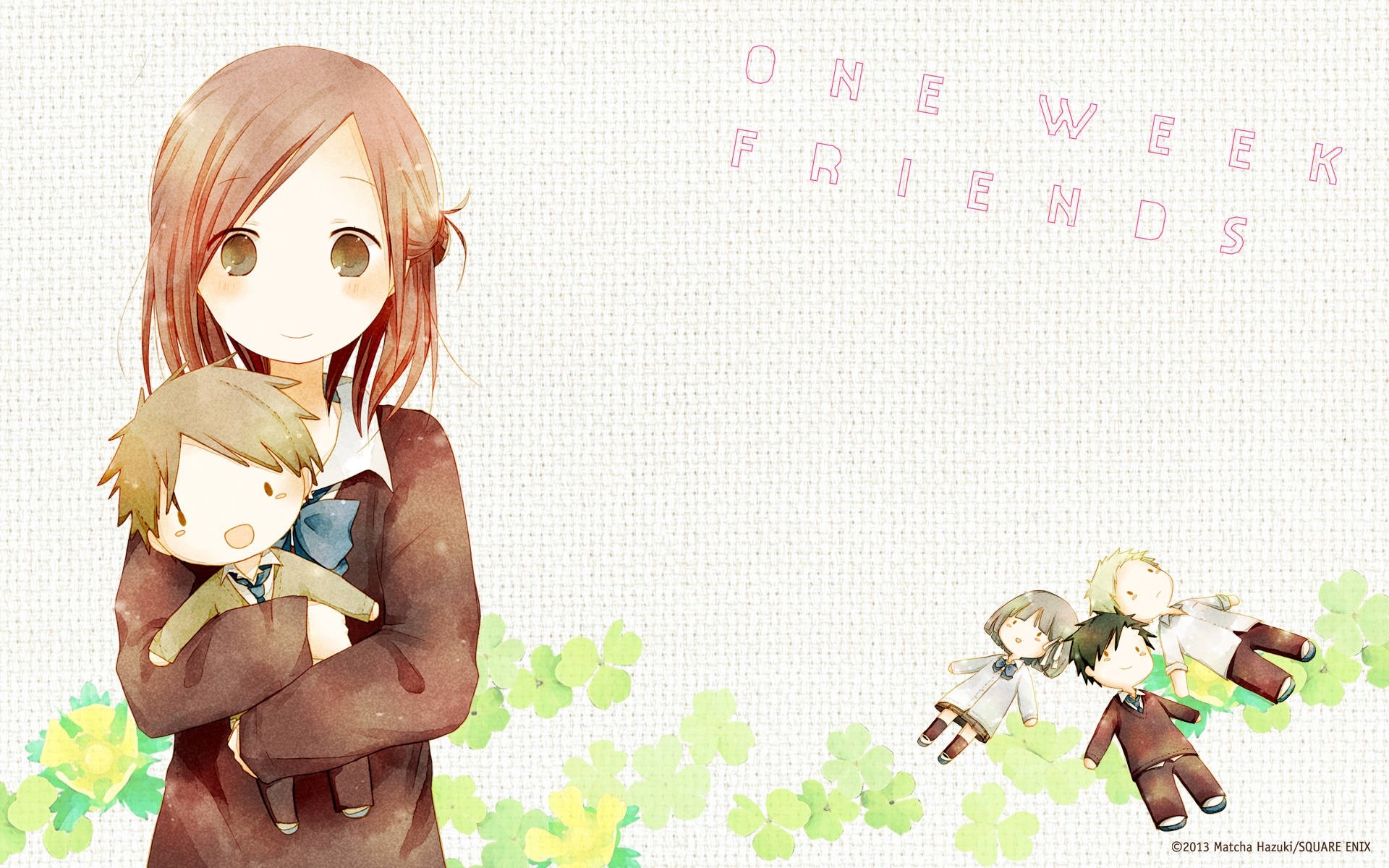 Isshuukan Friends, anime girls, Fujimiya Kaori, HD Wallpaper