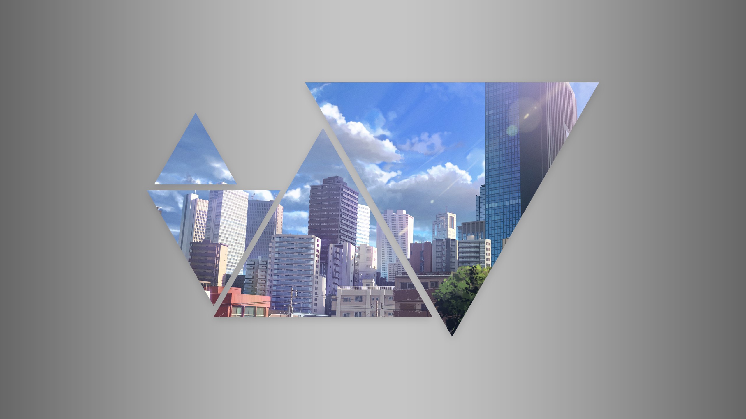 skyscraper, Japan, triangle, HD Wallpaper