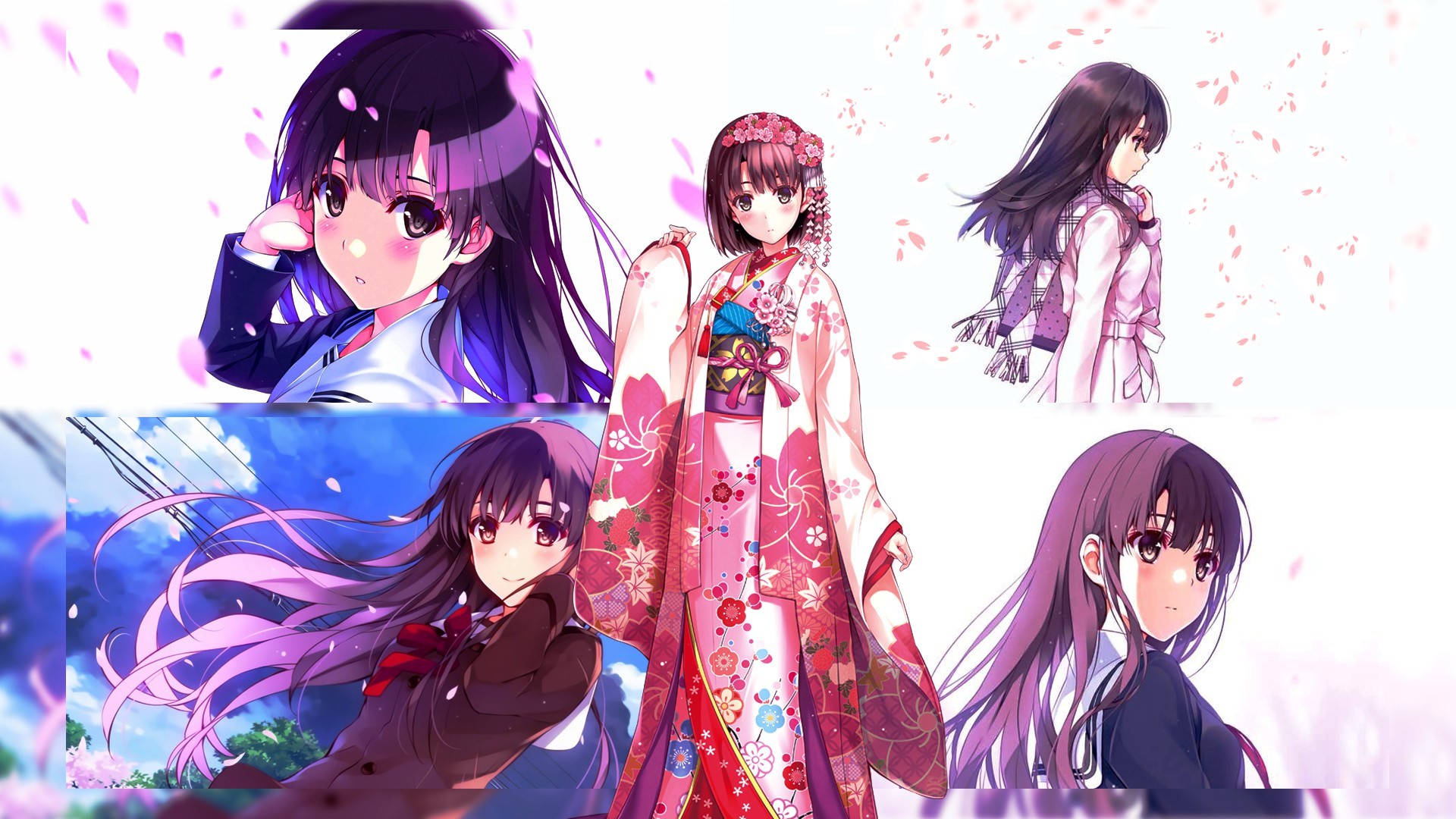 Saenai Heroine no Sodatekata, anime girls, Megumi Katou, HD Wallpaper