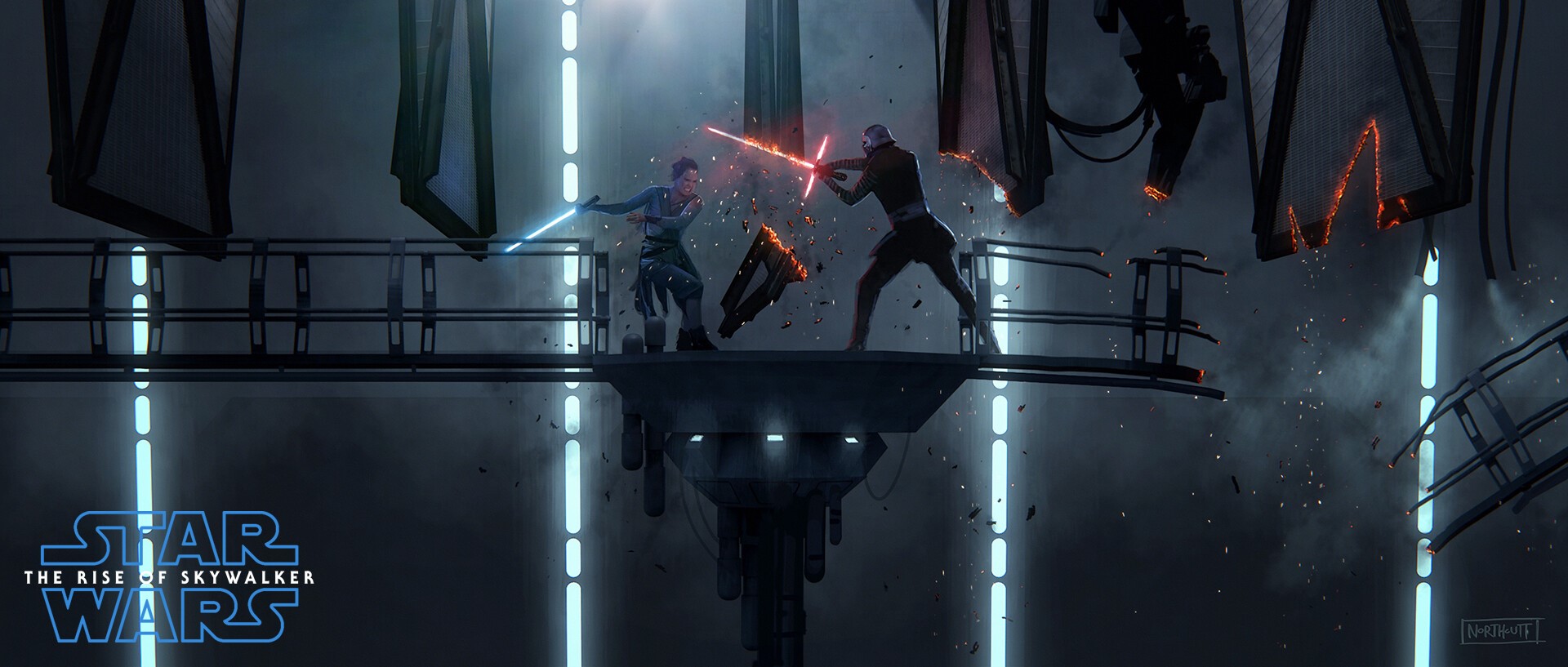 Star Wars, Star Wars: Episode IX - The Rise of Skywalker, artwork, science fiction, HD Wallpaper