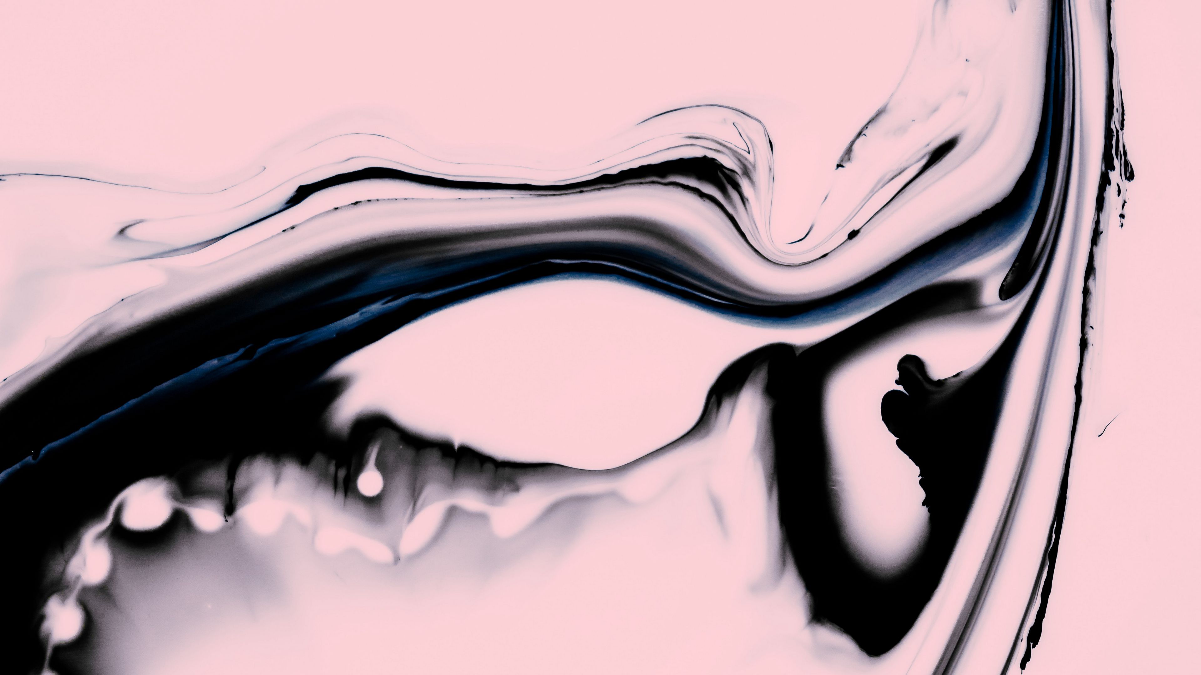 paint, stains, blending, liquid, abstraction, 4k, HD Wallpaper