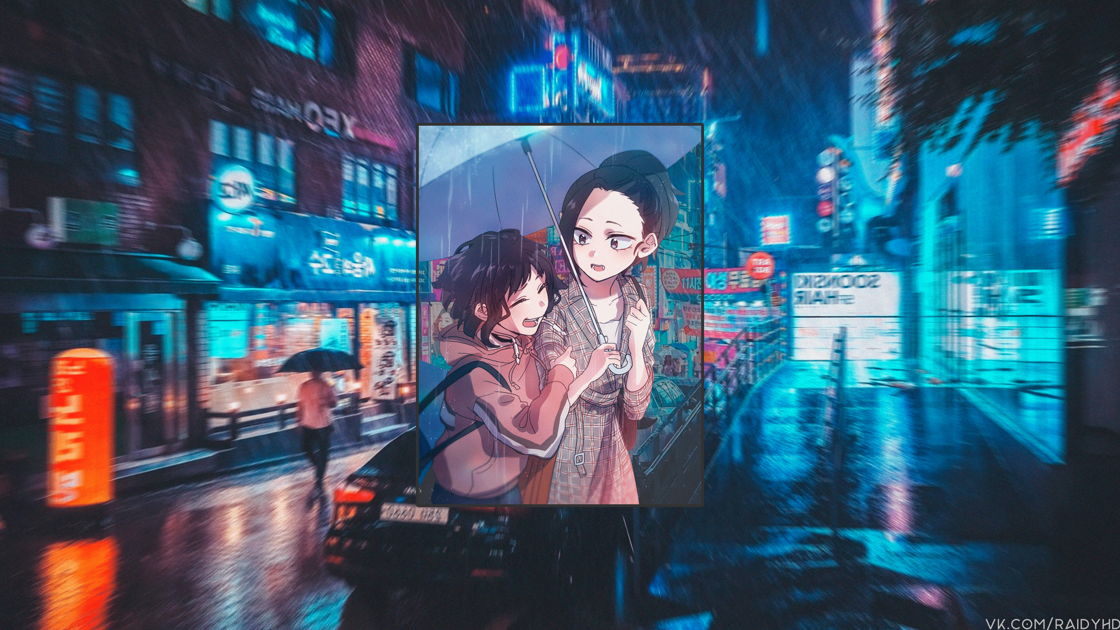 anime, anime girls, picture-in-picture, Boku no Hero Academia, Momo Yaoyorozu, cyan, HD Wallpaper