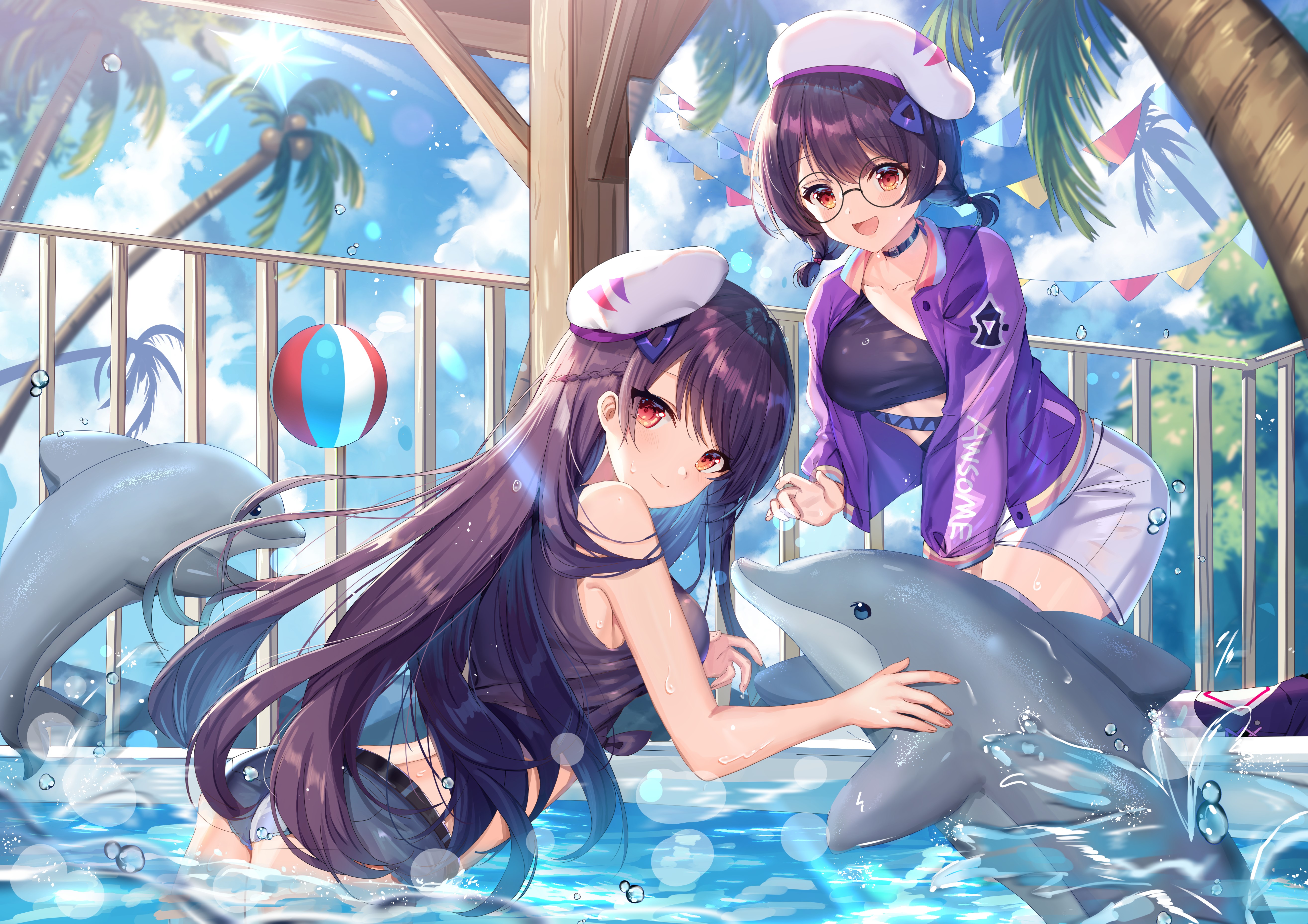 anime, anime girls, digital art, artwork, 2D, portrait, HD Wallpaper