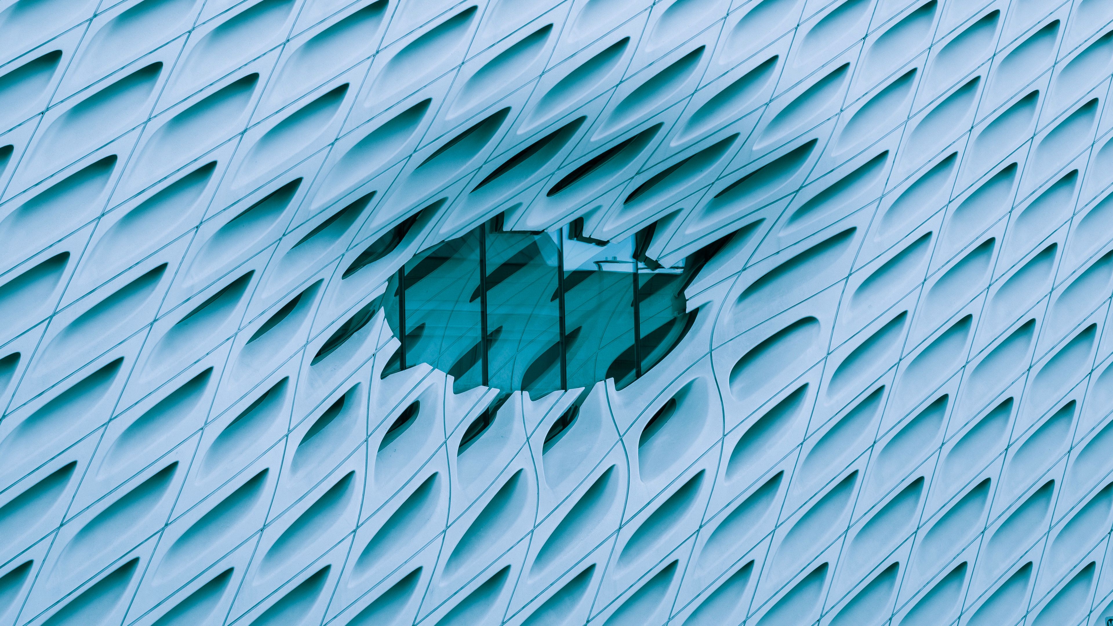 facade, wall, window, architecture, modern, grid, embossed, 4k, HD Wallpaper