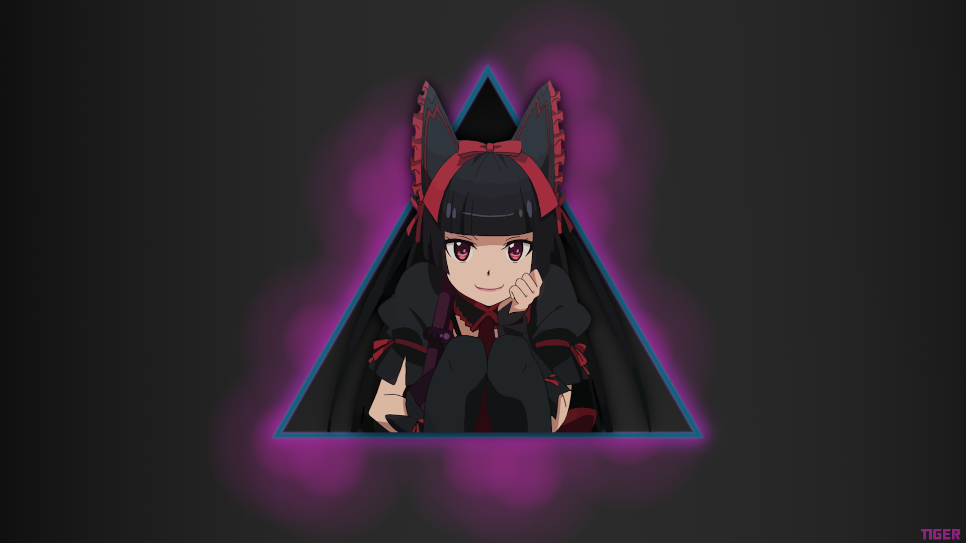 anime, Girlfriend (beta), pink, picture-in-picture, Rory Mercury, HD Wallpaper