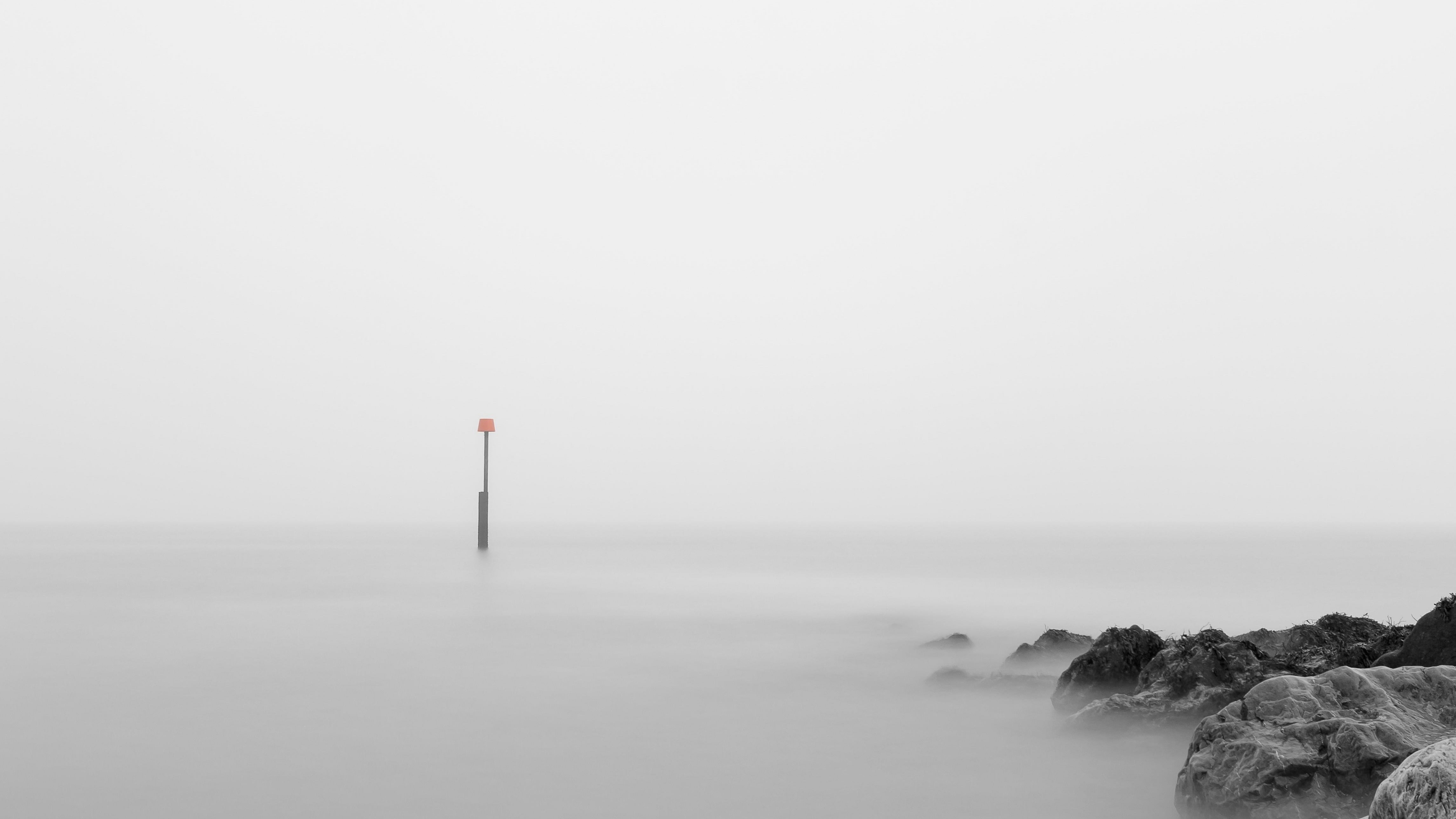 sea, tower, stone, HD Wallpaper