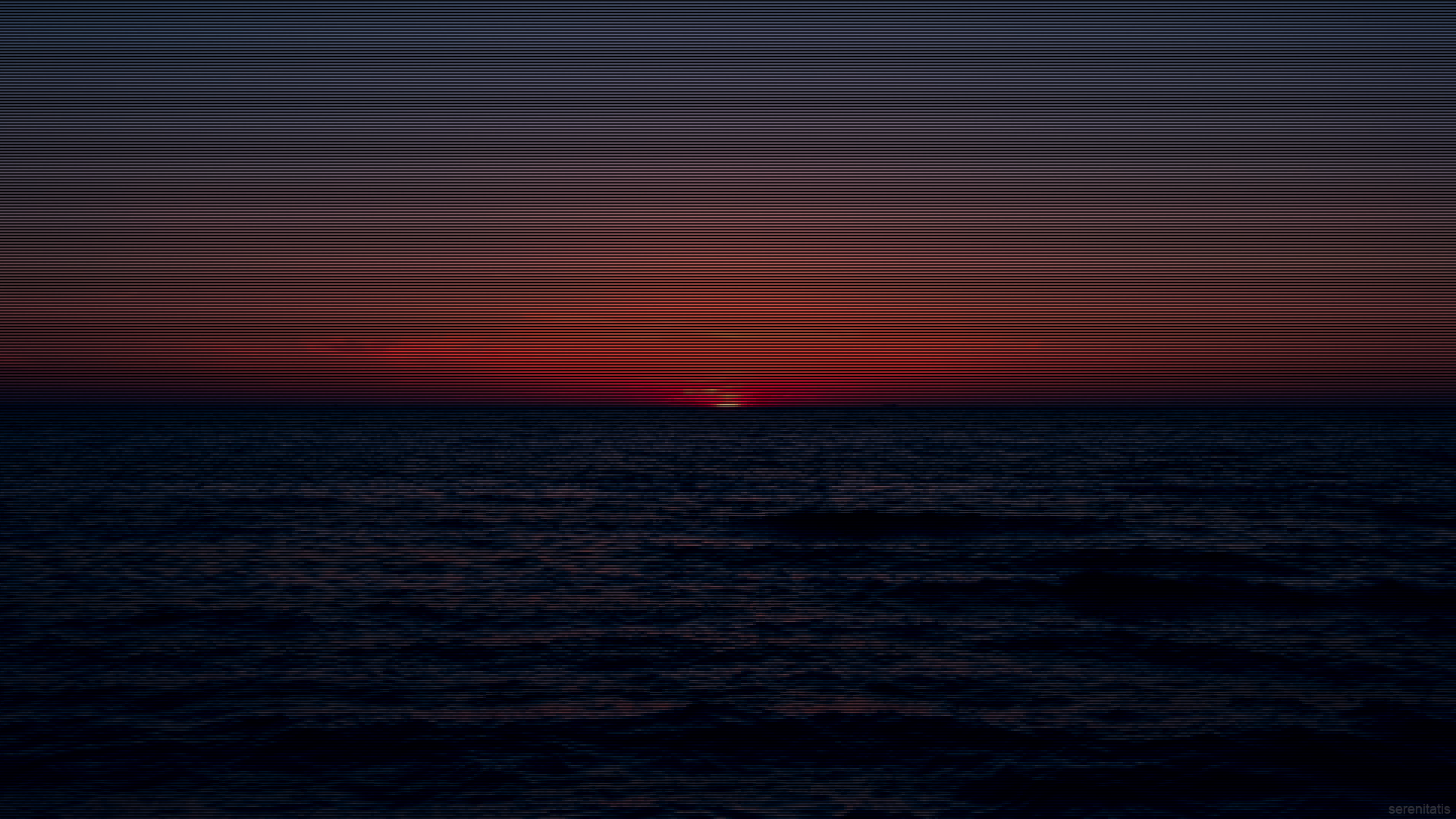 sunset, sea, Baltic Sea, evening, HD Wallpaper