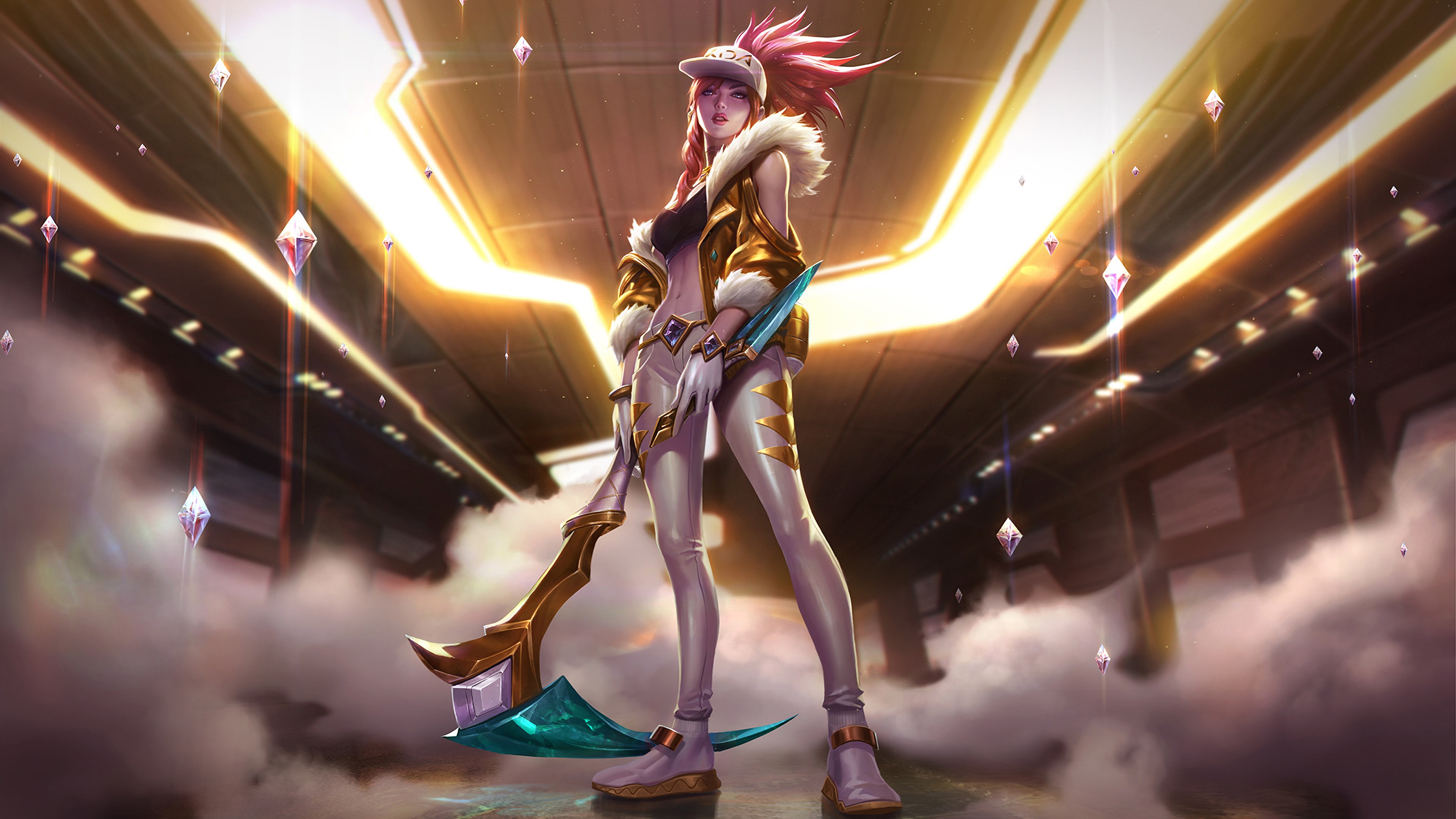 League of Legends, women, PC gaming, artwork, standing, HD Wallpaper