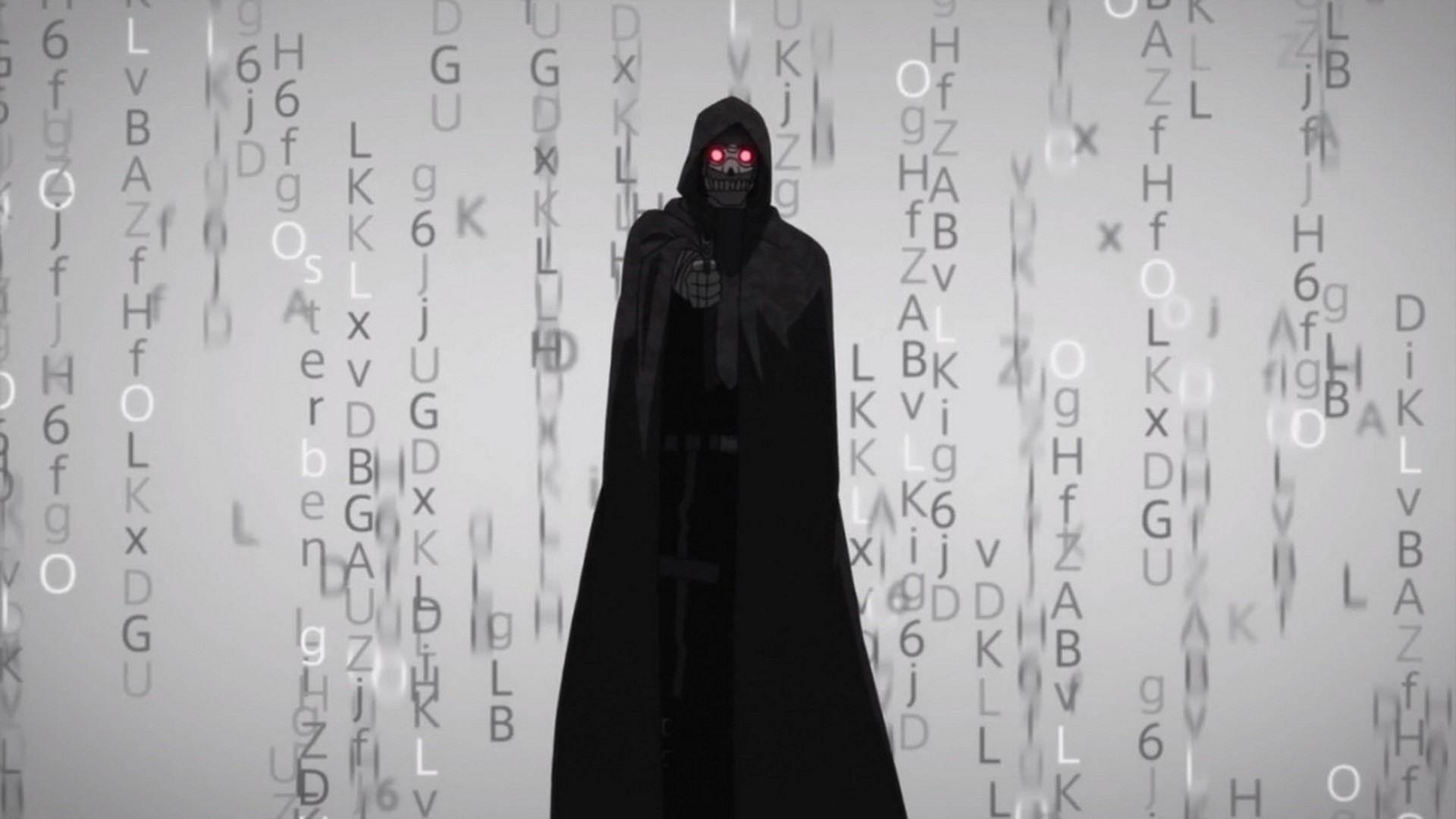 anime, Sword Art Online, red eyes, numbers, death gun, HD Wallpaper