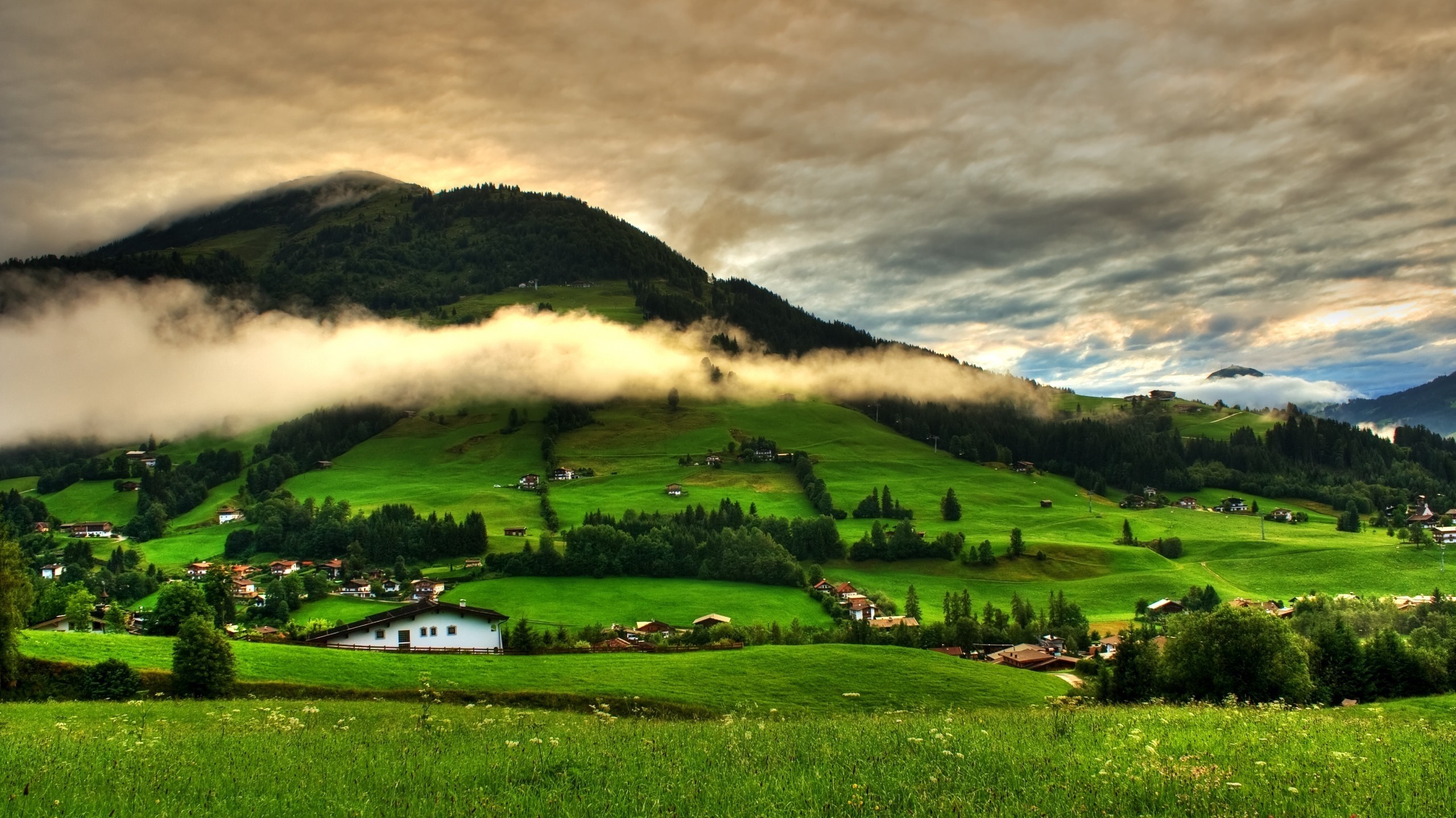 landscape, nature, clouds, HD Wallpaper