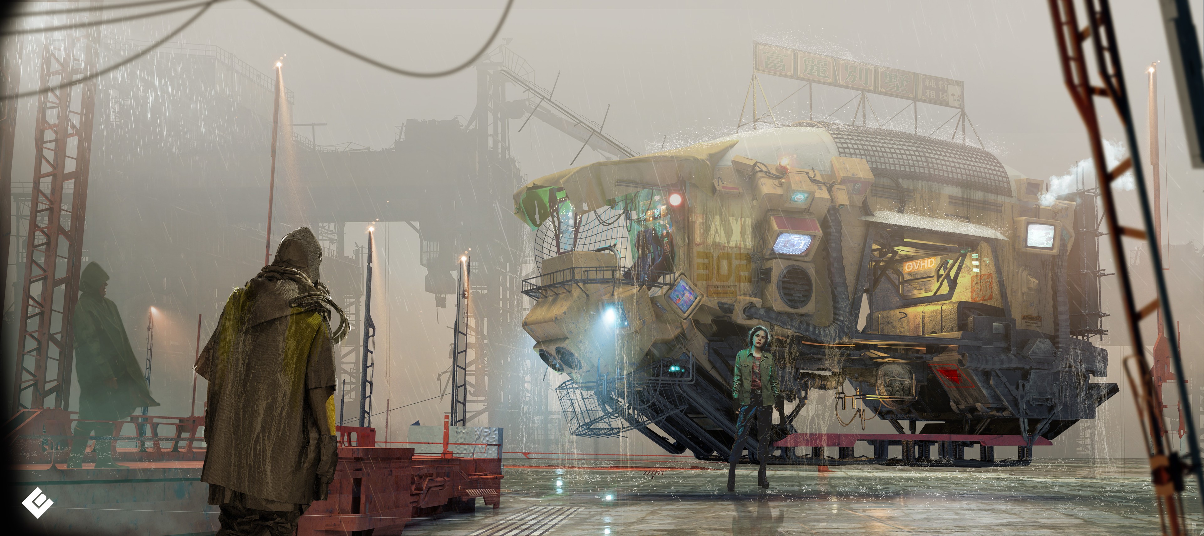 artwork, futuristic, science fiction, HD Wallpaper