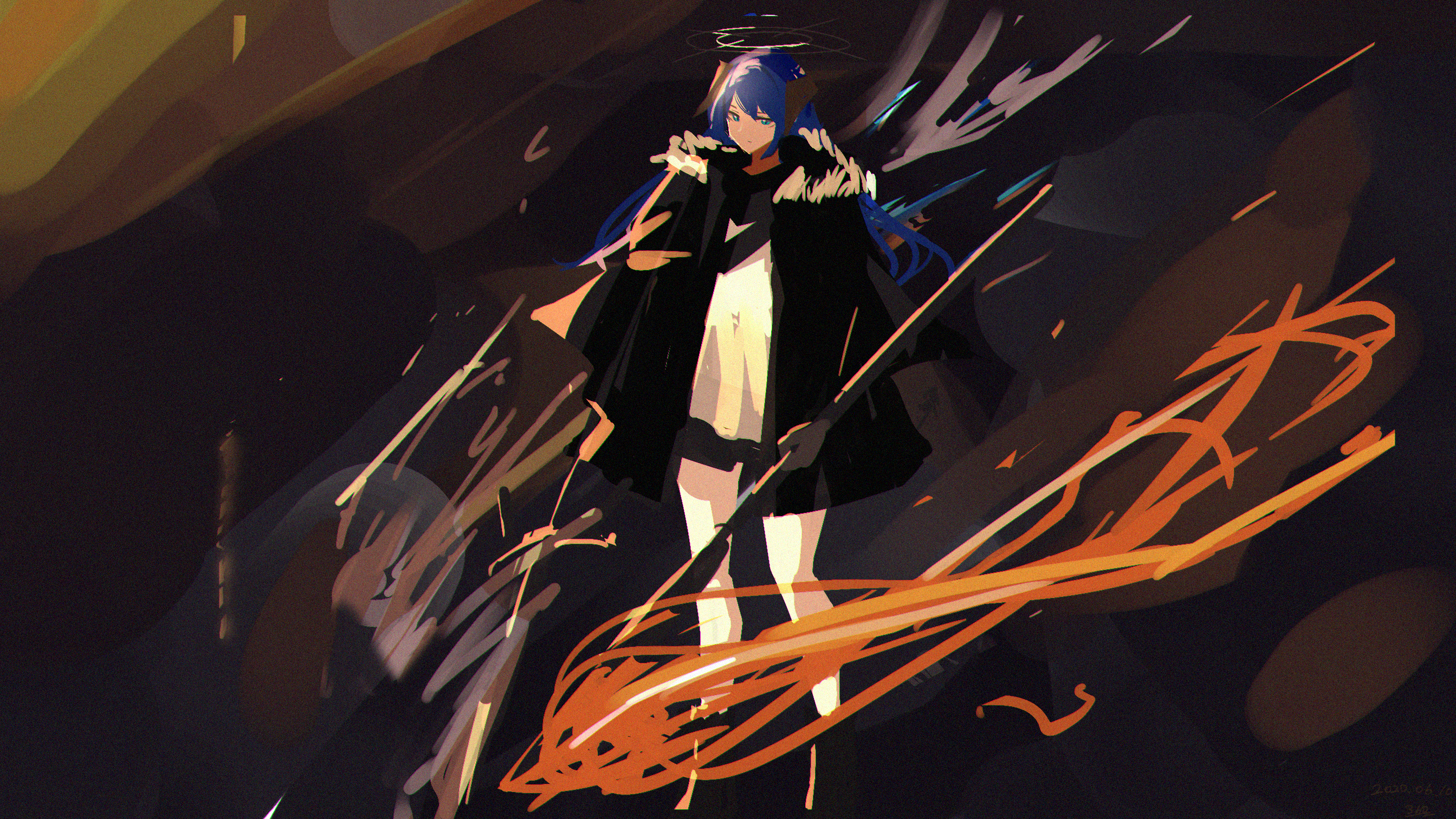 anime, anime girls, digital art, artwork, 2D, portrait, HD Wallpaper