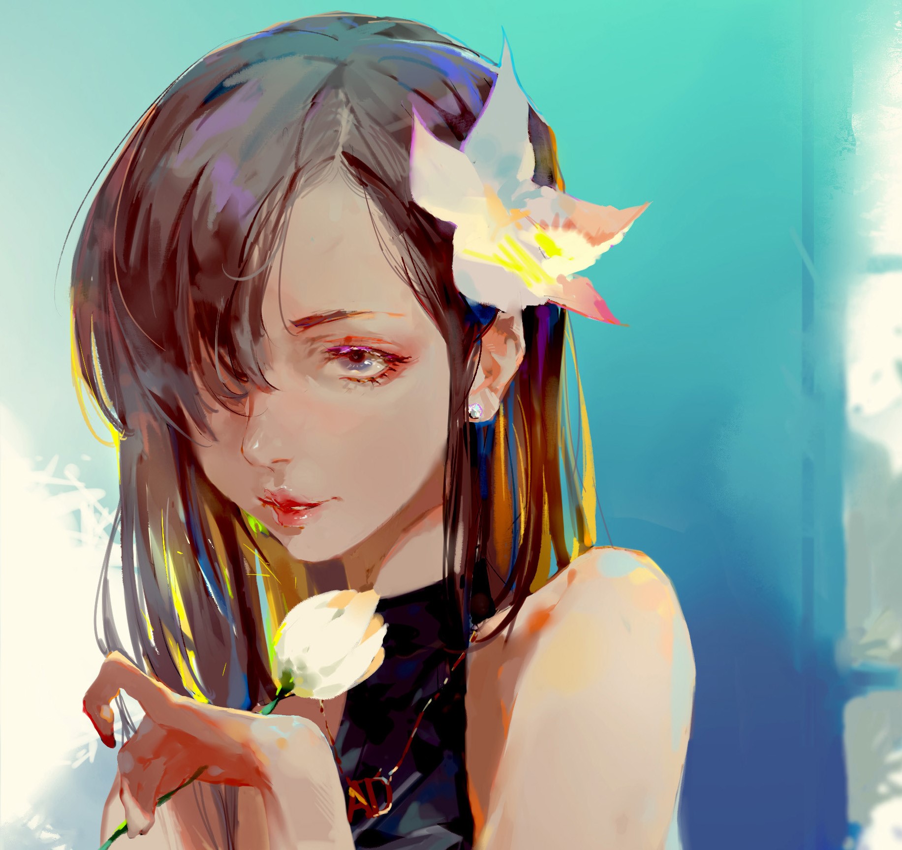 anime, anime girls, digital art, artwork, 2D, portrait, HD Wallpaper