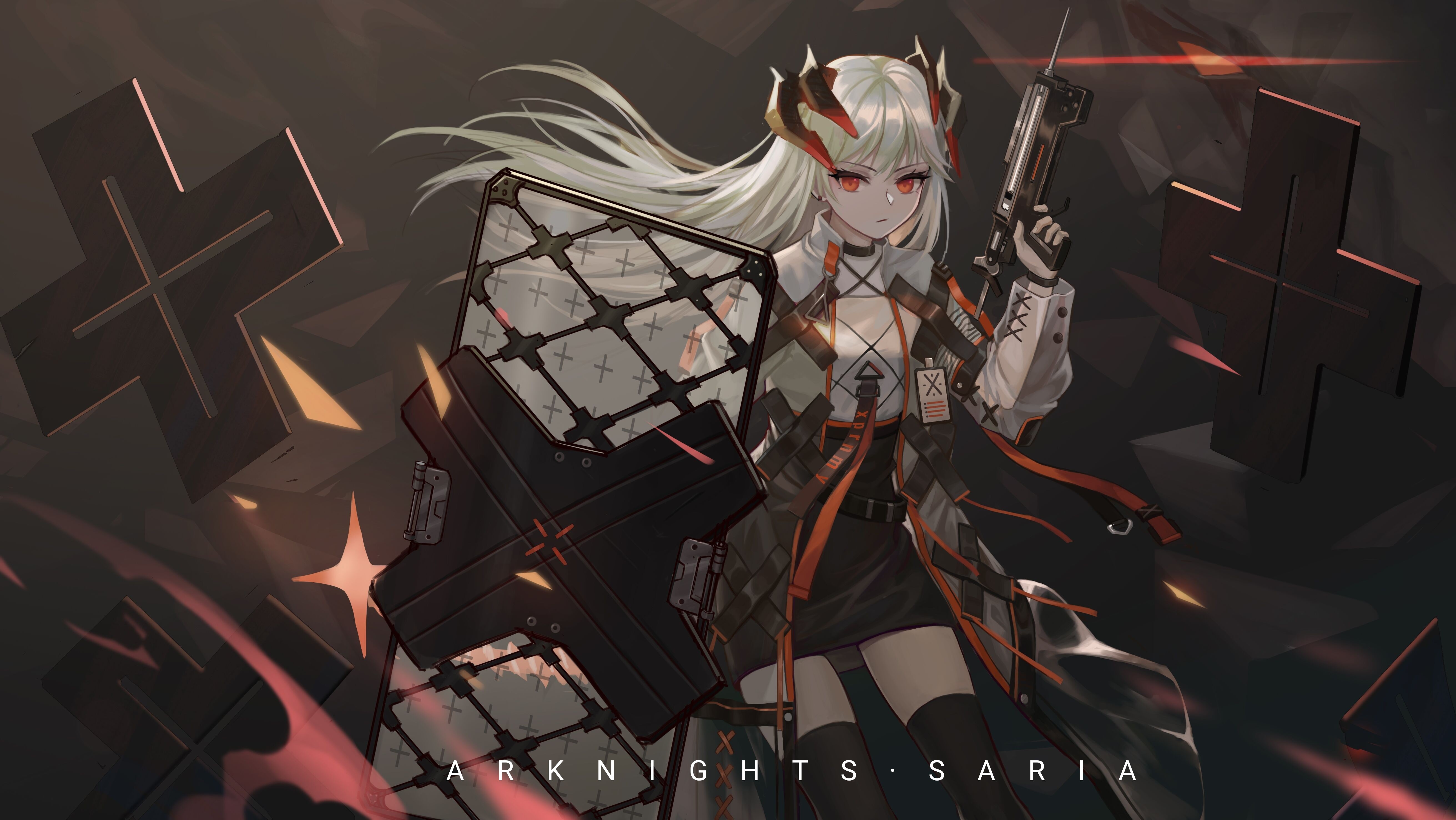 anime, anime girls, digital art, artwork, 2D, portrait, Arknights, saria (arknights), HD Wallpaper