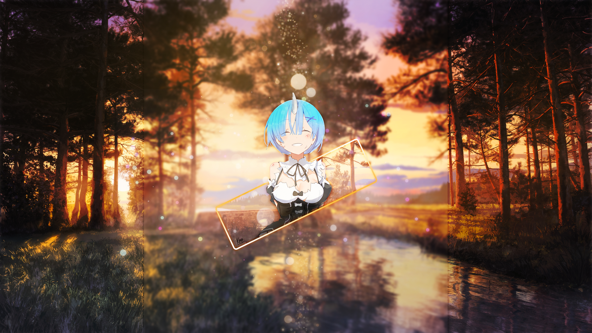 Re:Zero Kara Hajimeru Isekai Seikatsu, wallpaper_3d, Rem (Re: Zero), HD Wallpaper