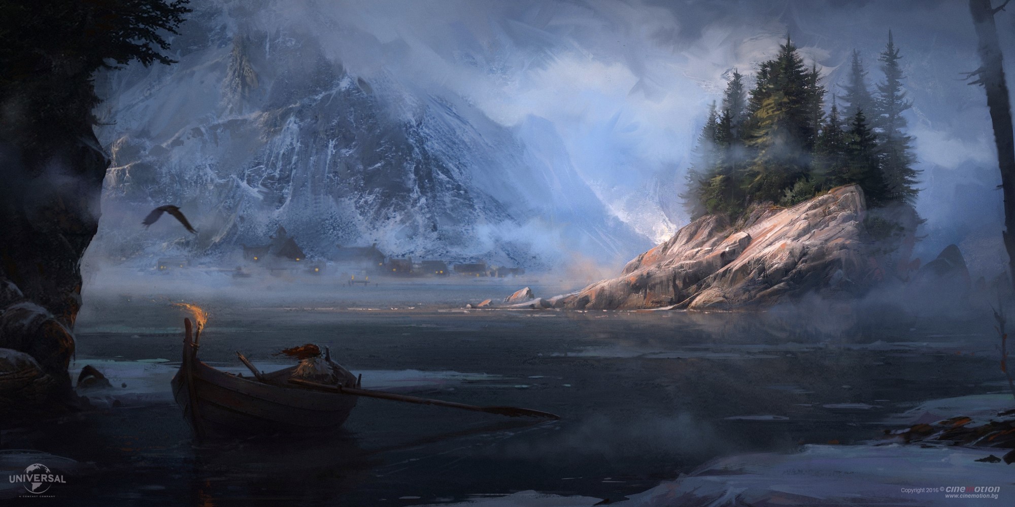 Hristo Chukov, Arrival, artwork, fantasy art, HD Wallpaper