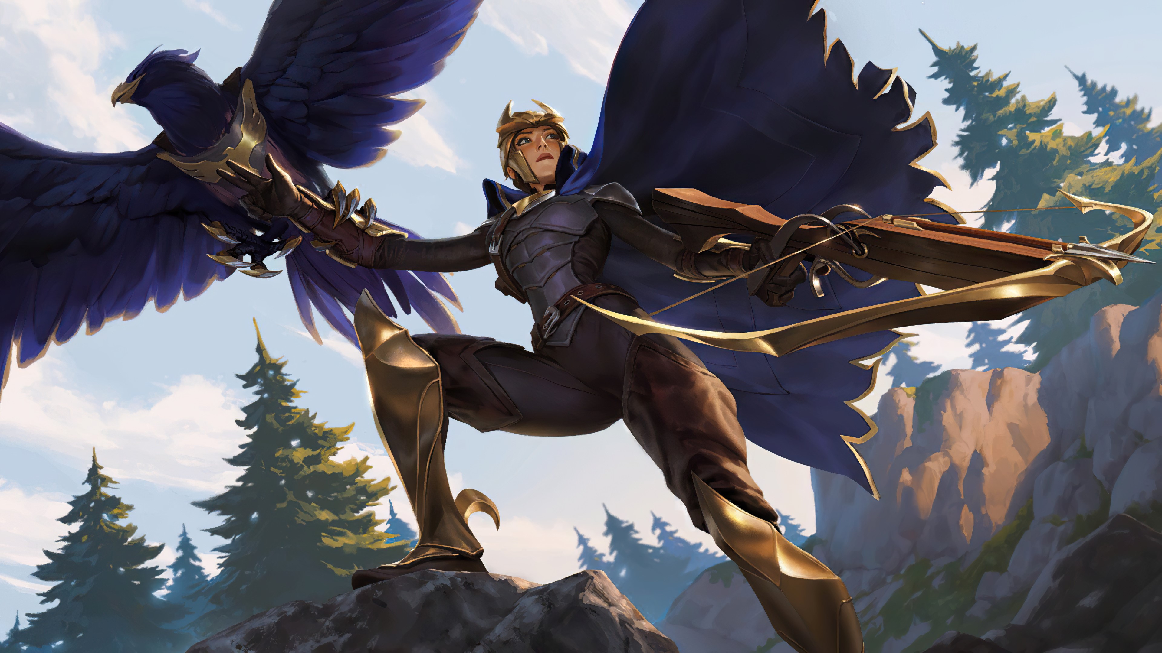 Quinn (League Of Legends), Quinn, Legends of Runeterra, video games, HD Wallpaper