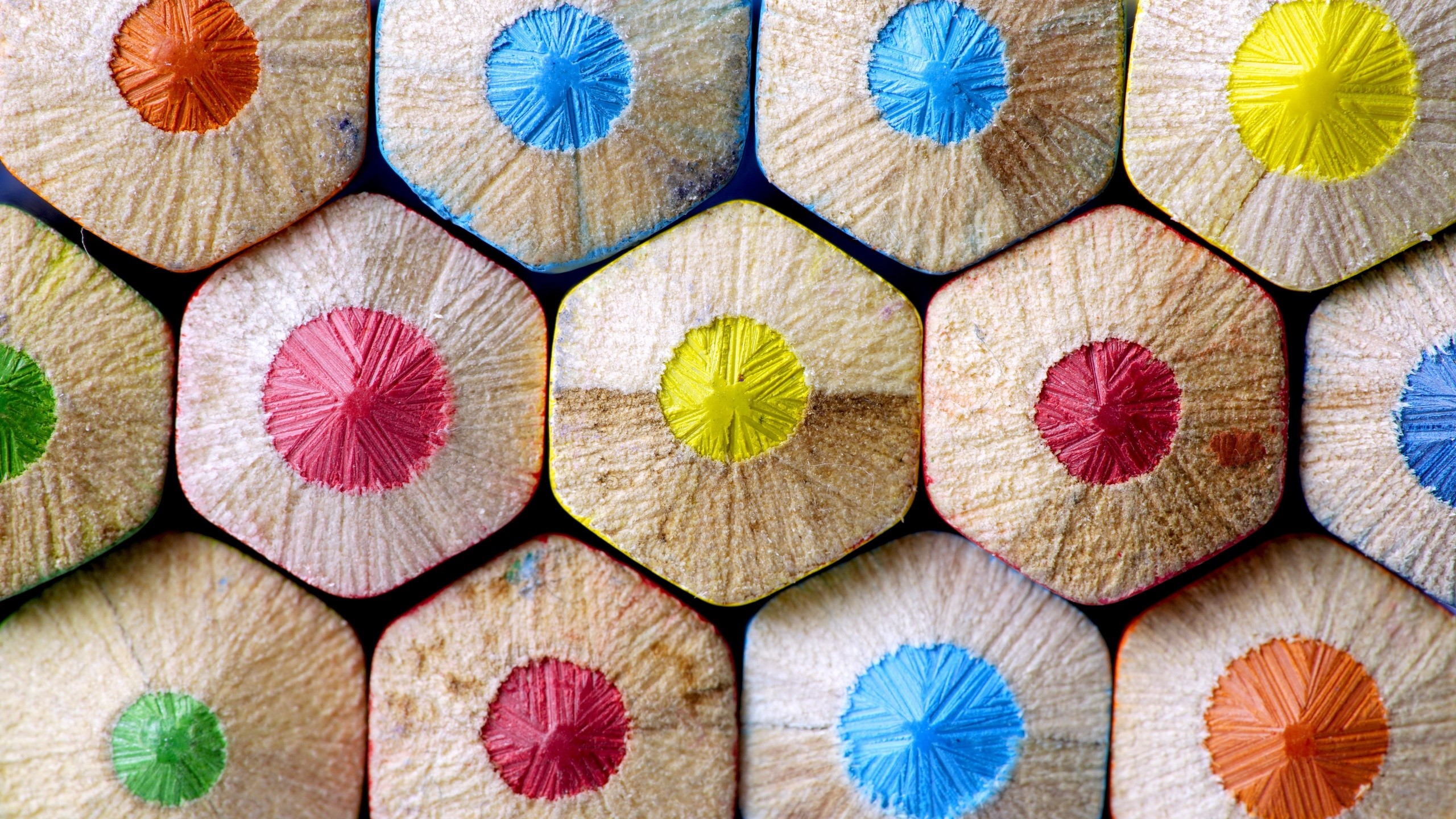 pencils, colorful, wood, HD Wallpaper