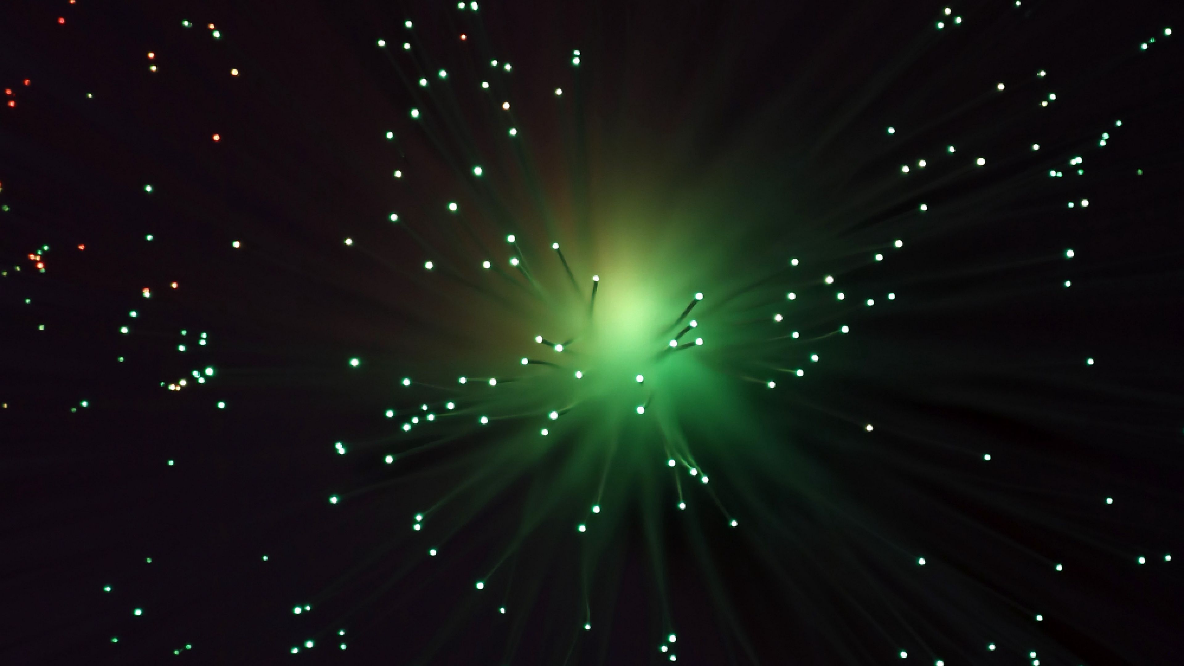 optical fiber, thread, glitter, light, light conductivity, darkness, 4k, HD Wallpaper
