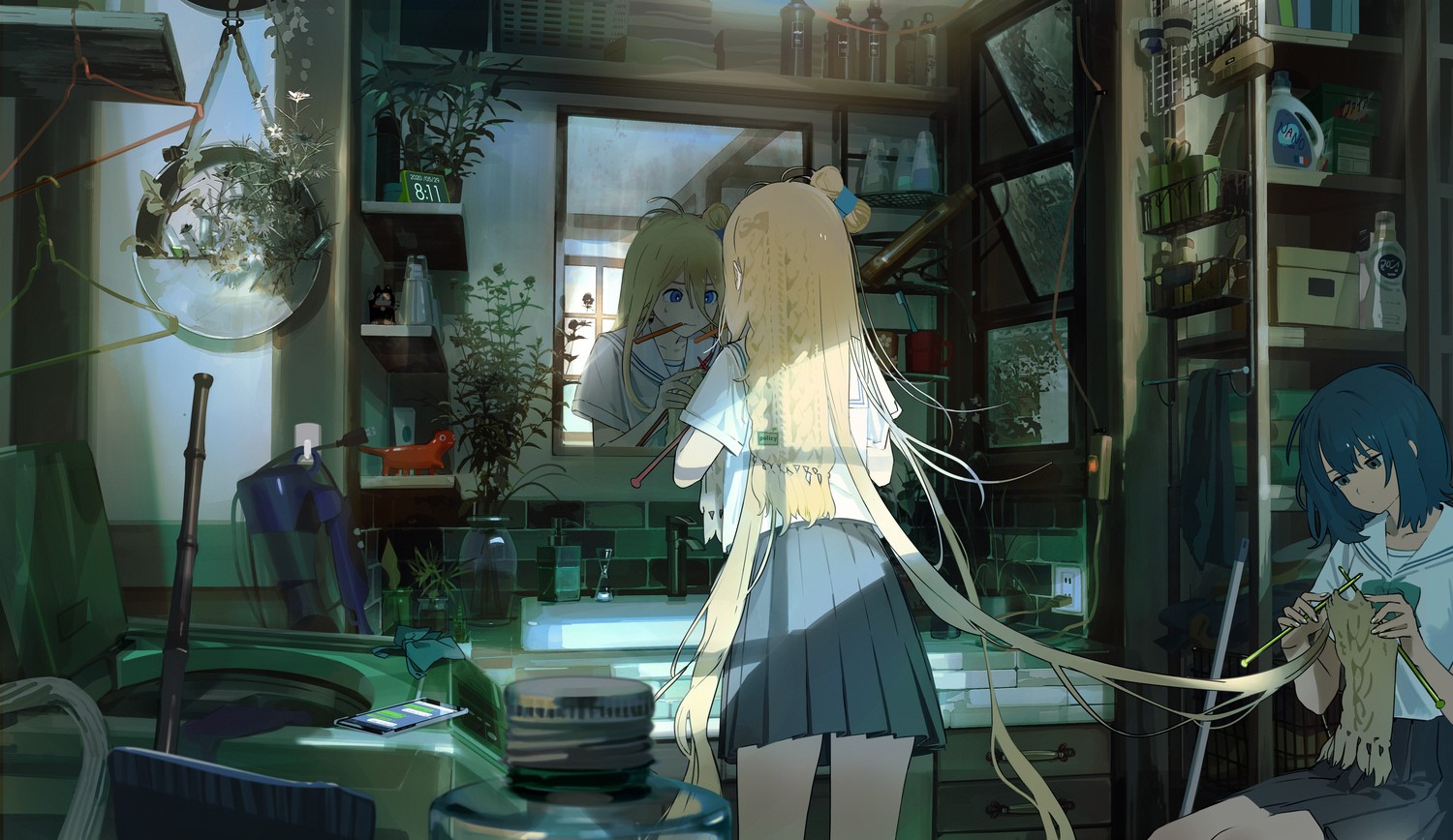 anime, anime girls, digital art, artwork, 2D, portrait display, vertical, HD Wallpaper