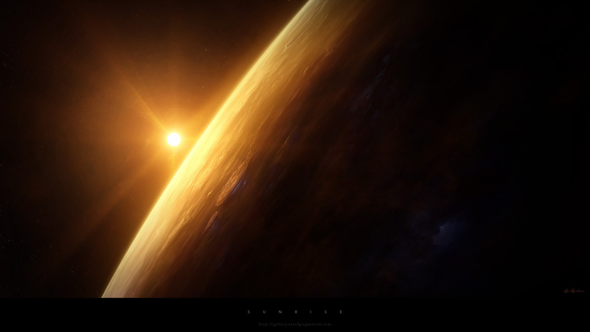 space, sunlight, planet, HD Wallpaper