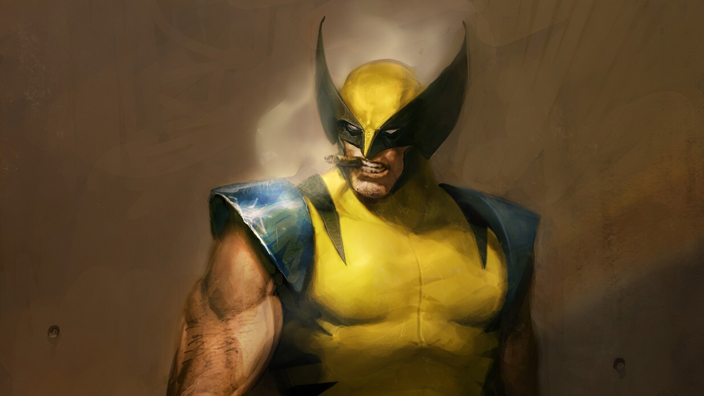 Wolverine, cigars, X-Men, HD Wallpaper