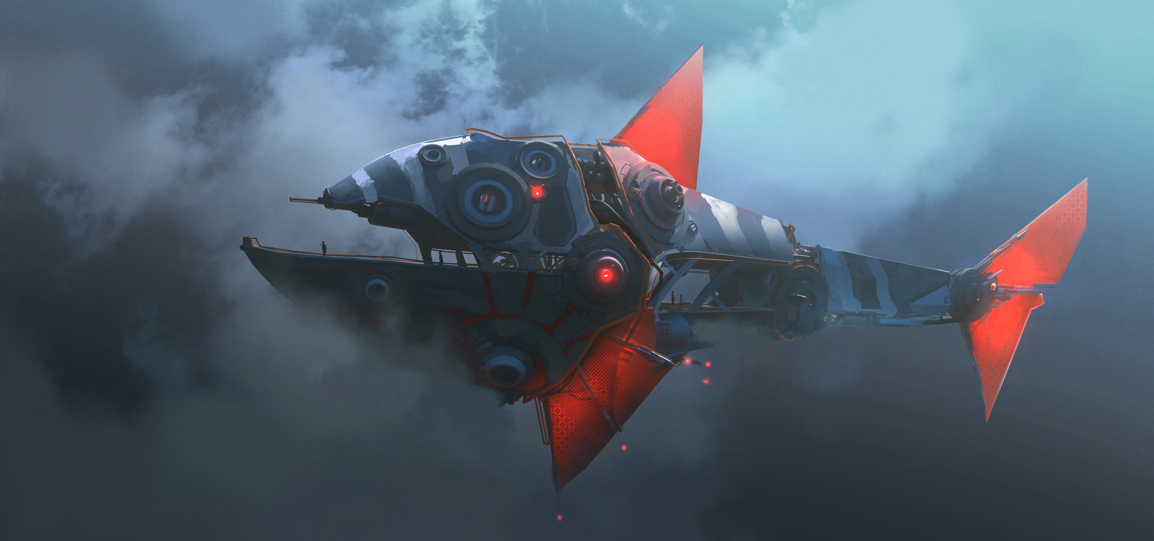 ArtStation, artwork, fantasy art, vehicle, HD Wallpaper