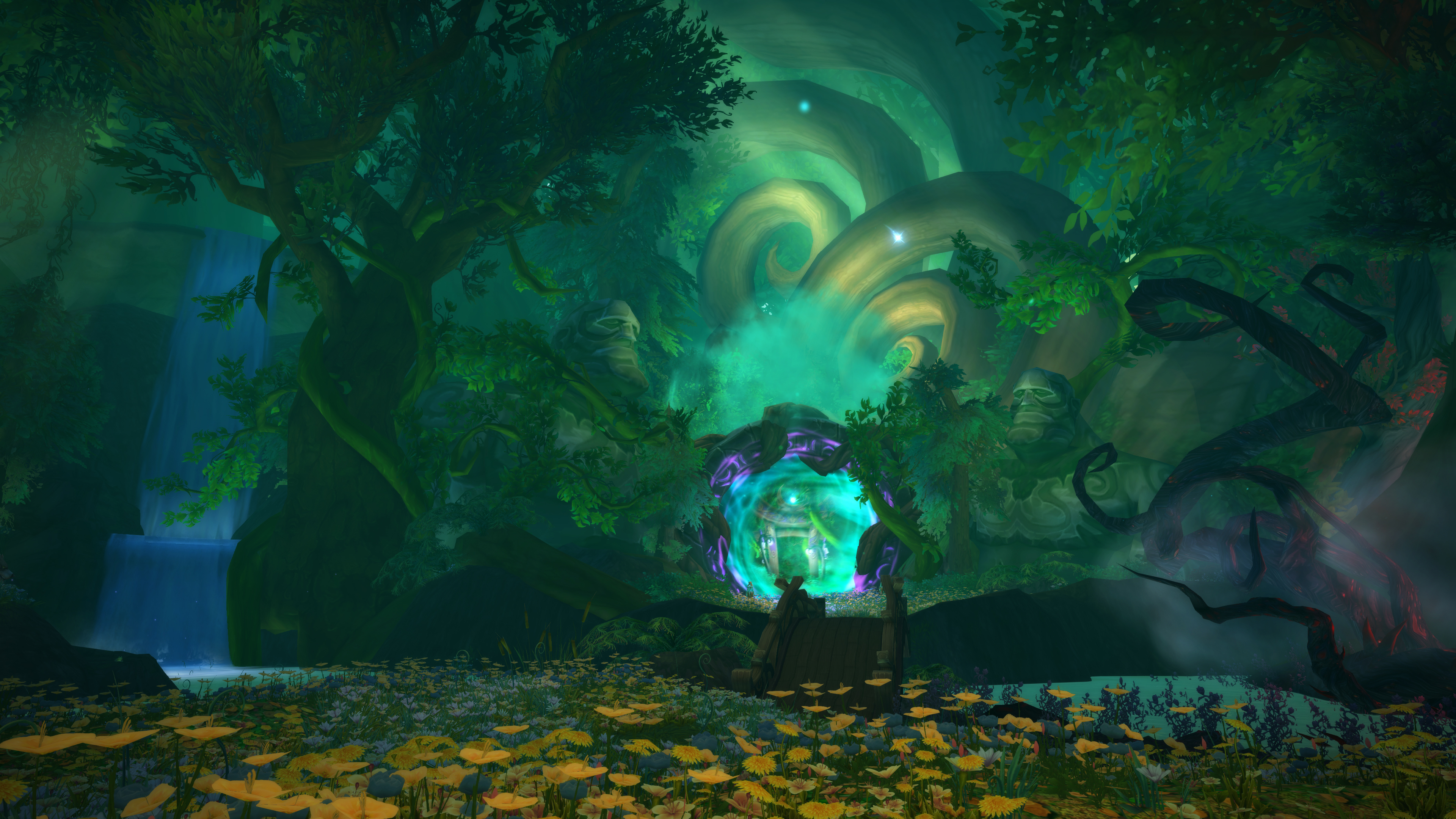Warcraft, Blizzard Entertainment, World of Warcraft Legion, green background, HD Wallpaper