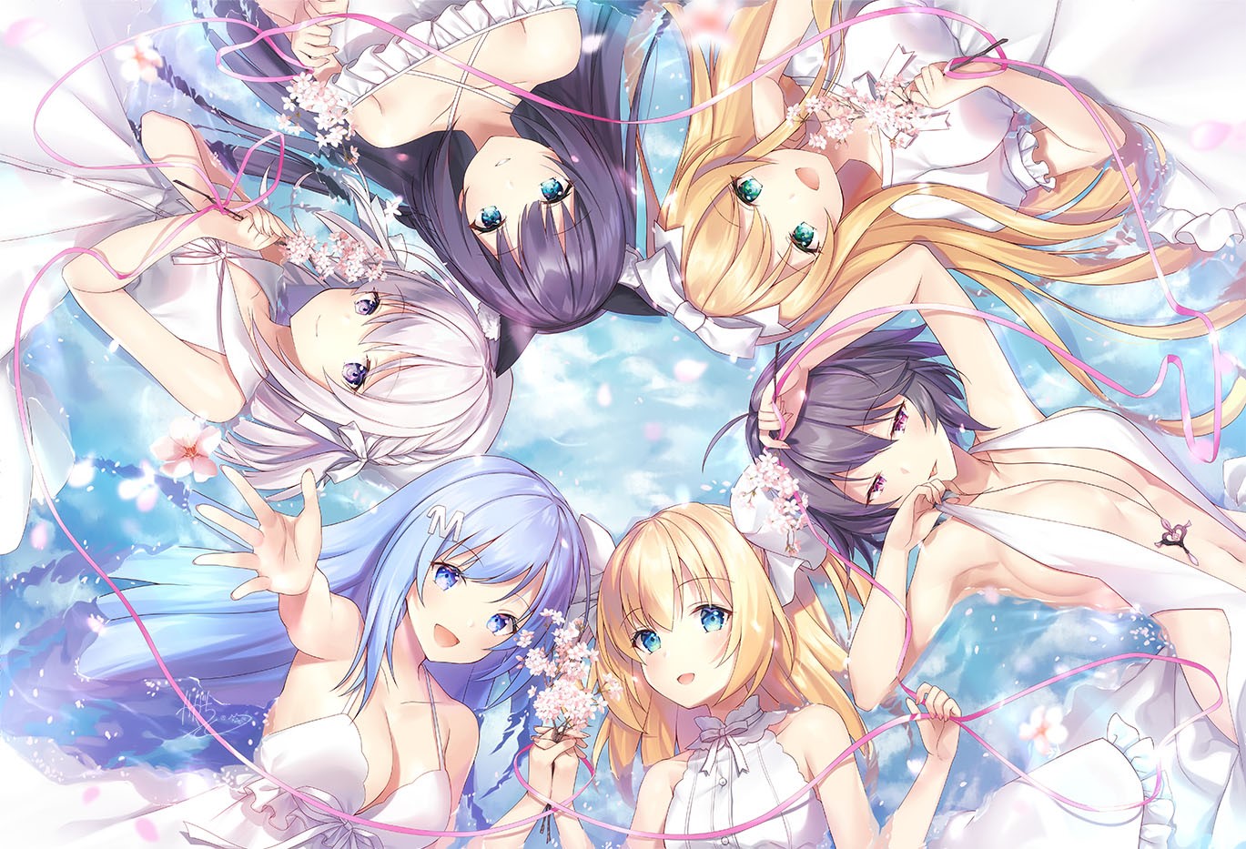 anime, anime girls, digital art, artwork, 2D, portrait, HD Wallpaper