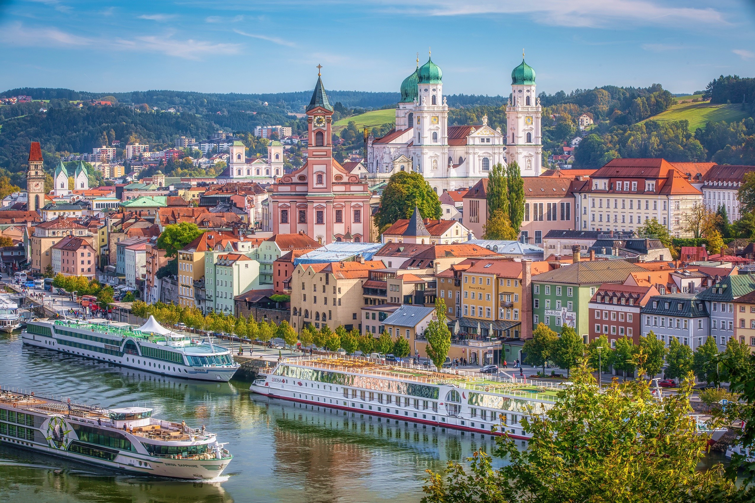 Passau (City), cityscape, city, Bavaria, HD Wallpaper