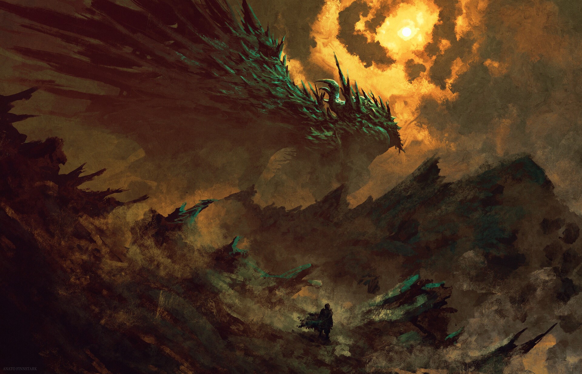 fantasy art, artwork, dark, HD Wallpaper