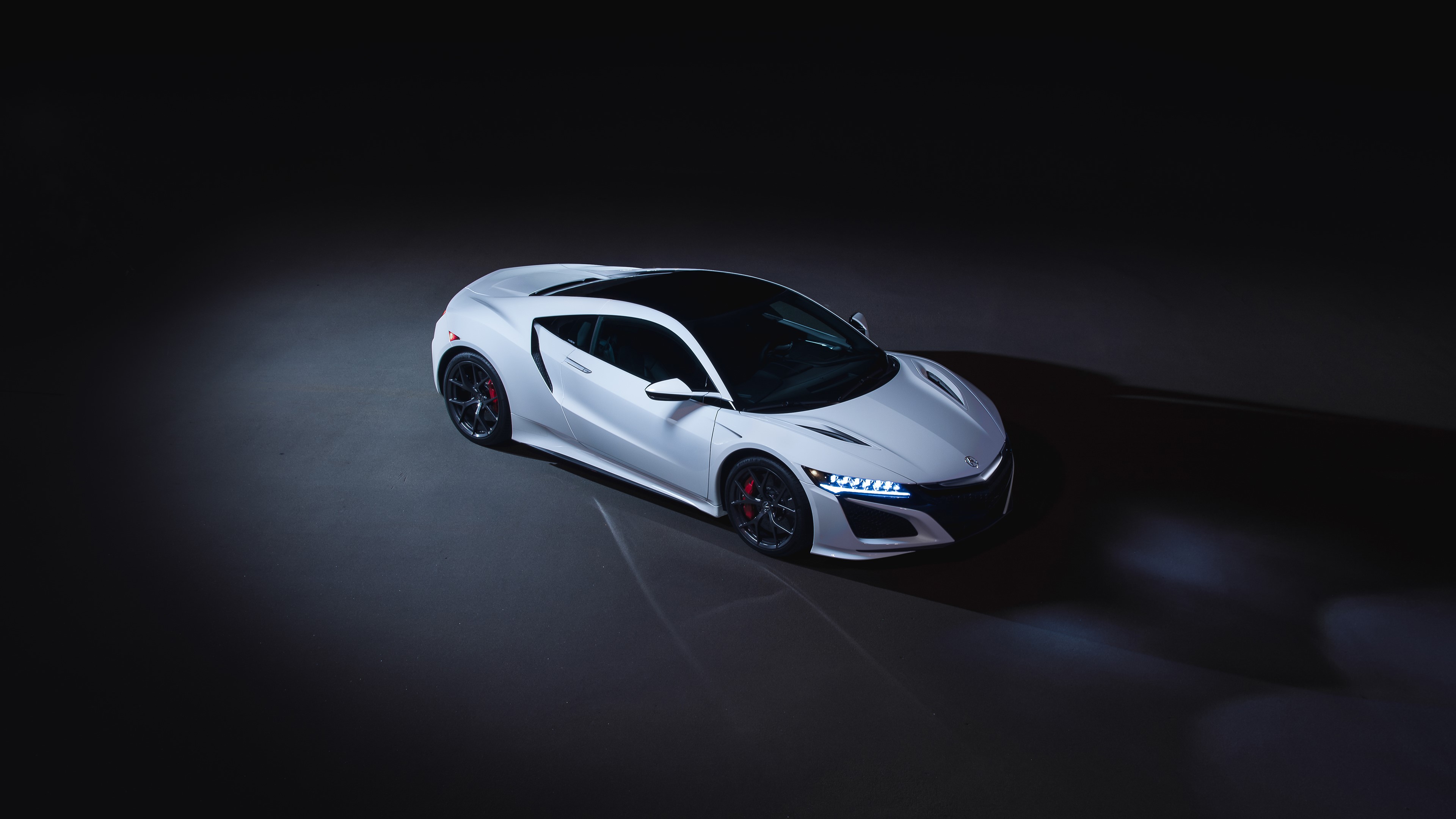 Acura NSX, sports car, vehicle, car, spotlights, HD Wallpaper