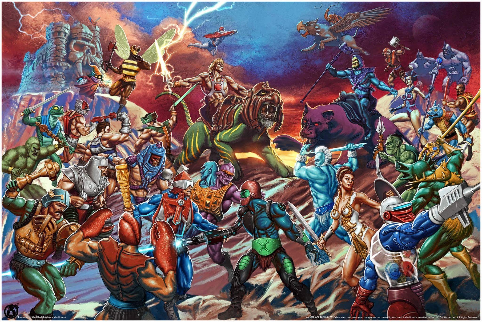 Skeletor, Masters of the Universe, He-Man, He-Man and the Masters of the Universe, Castle Grayskull, Teela, Evil-Lyn, HD Wallpaper