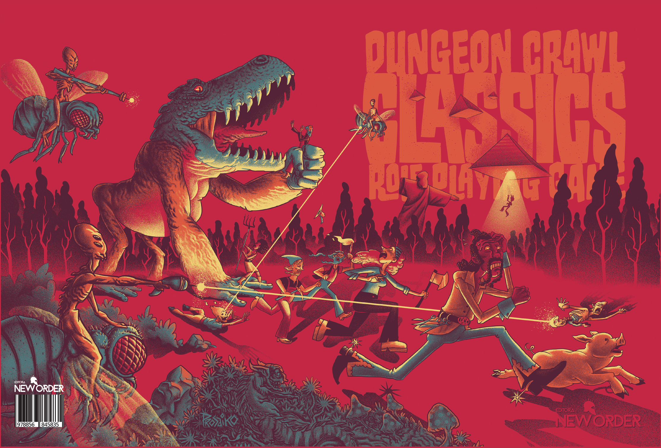 Dungeon Crawl Classics, Roleplaying, Table Top RPG, adventurers, creature, pyramid, Goodman Games, HD Wallpaper