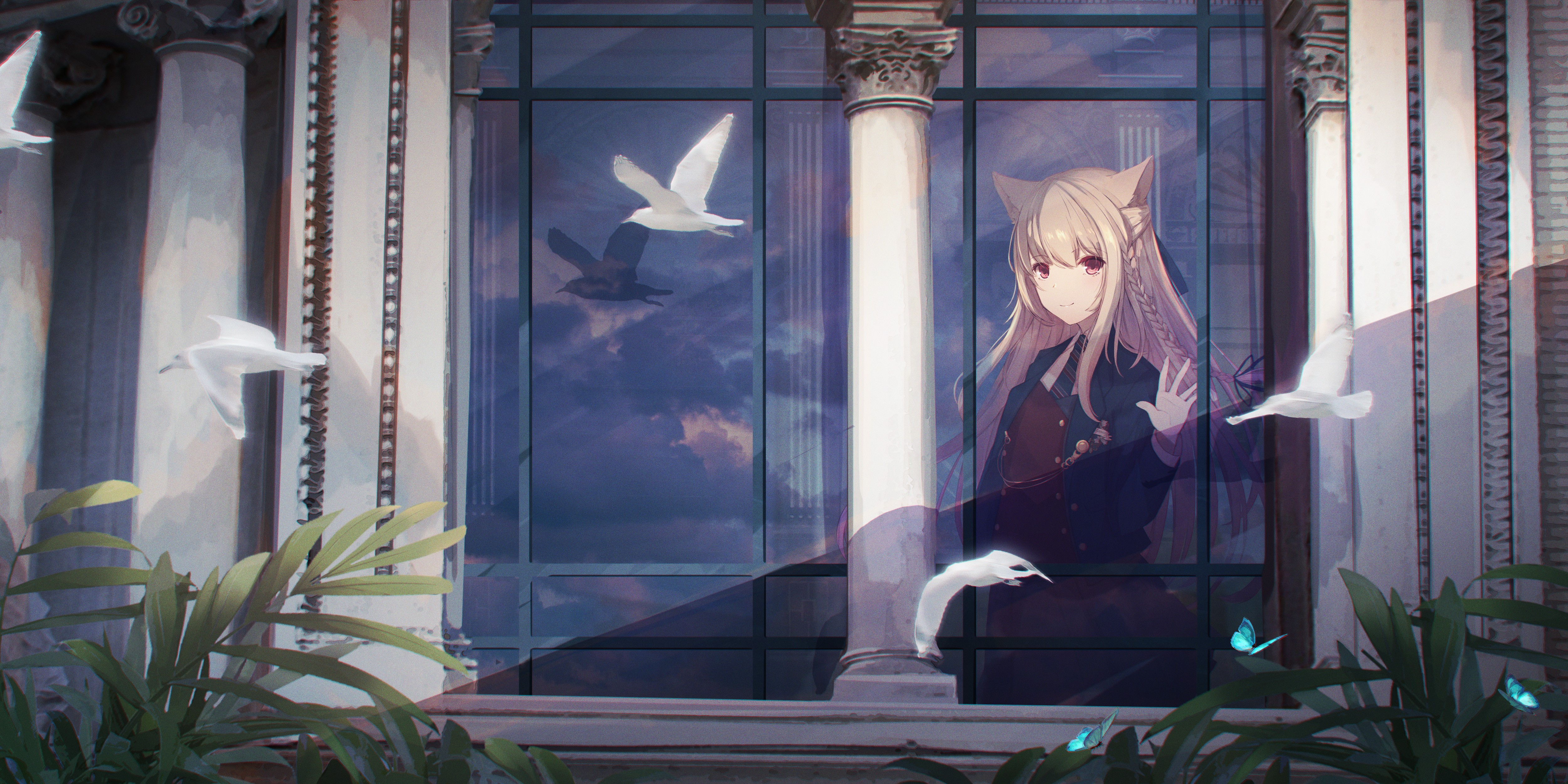 anime, anime girls, digital art, artwork, 2D, portrait, HD Wallpaper