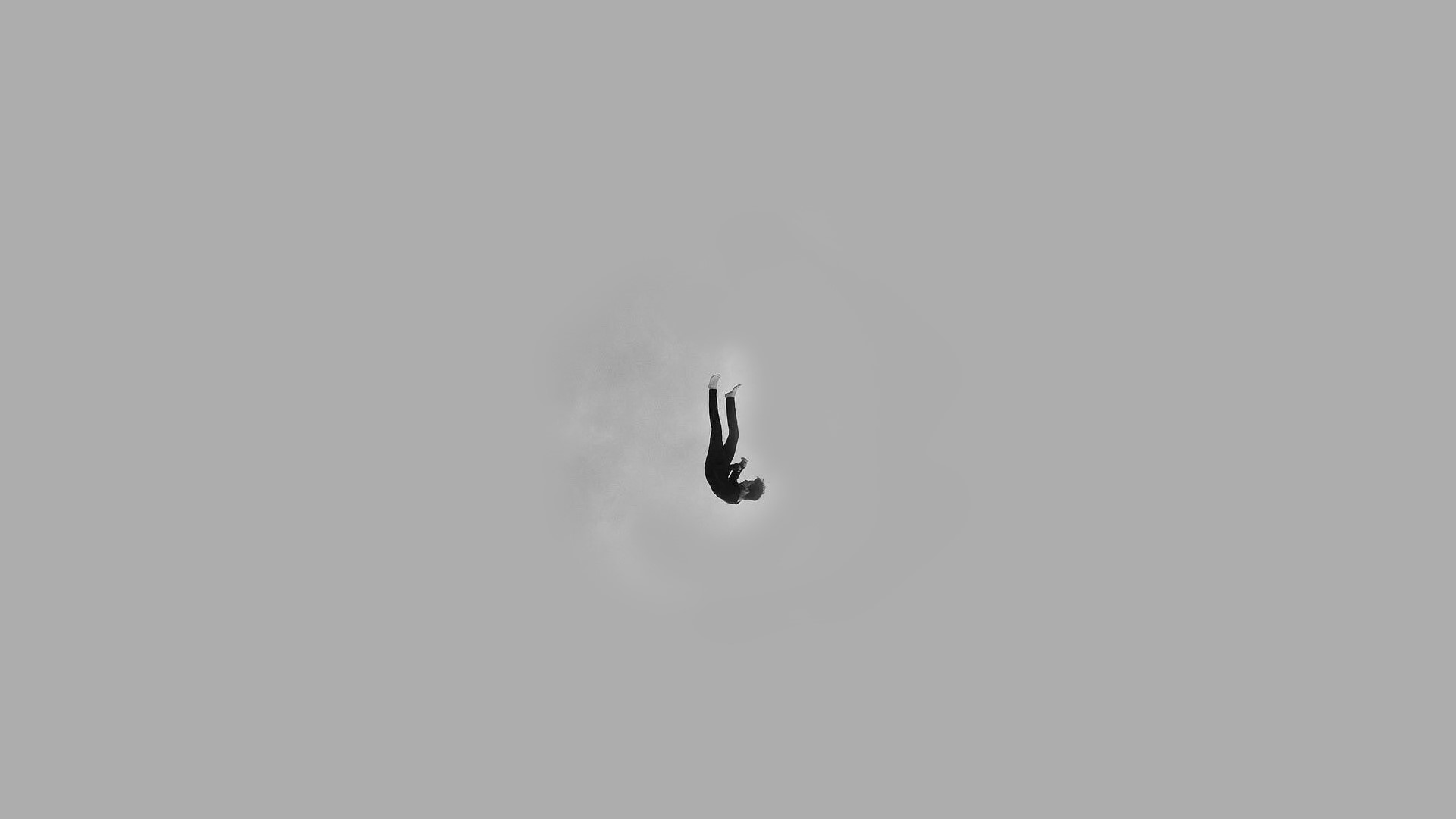 alone, black, minimalism, HD Wallpaper