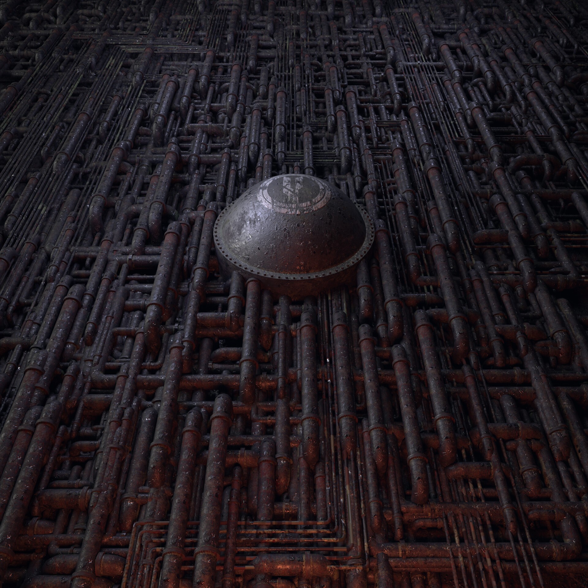 pipe, metal, Guillaume Hochart, HD Wallpaper