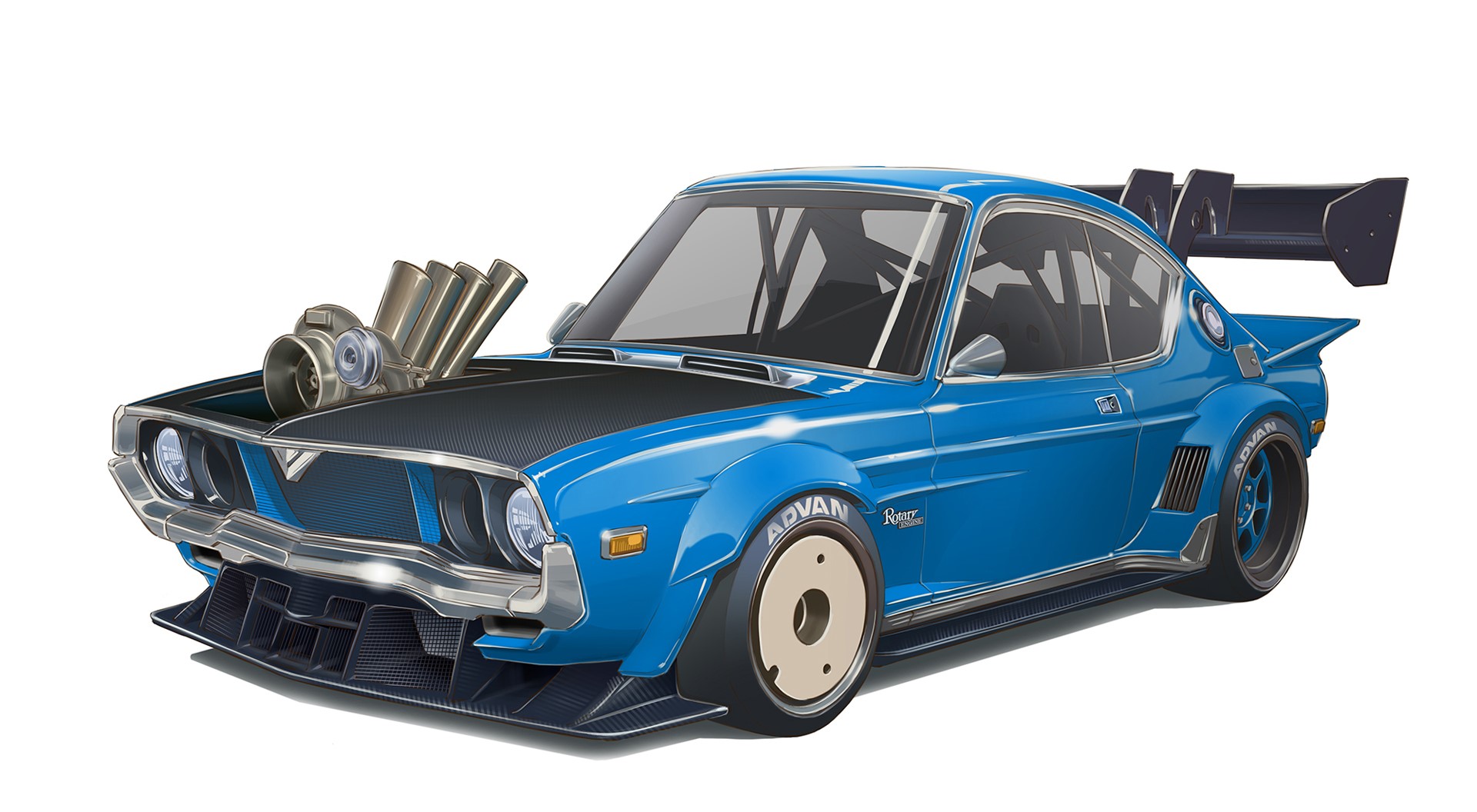car, Japanese cars, Mazda, RX-4, HD Wallpaper