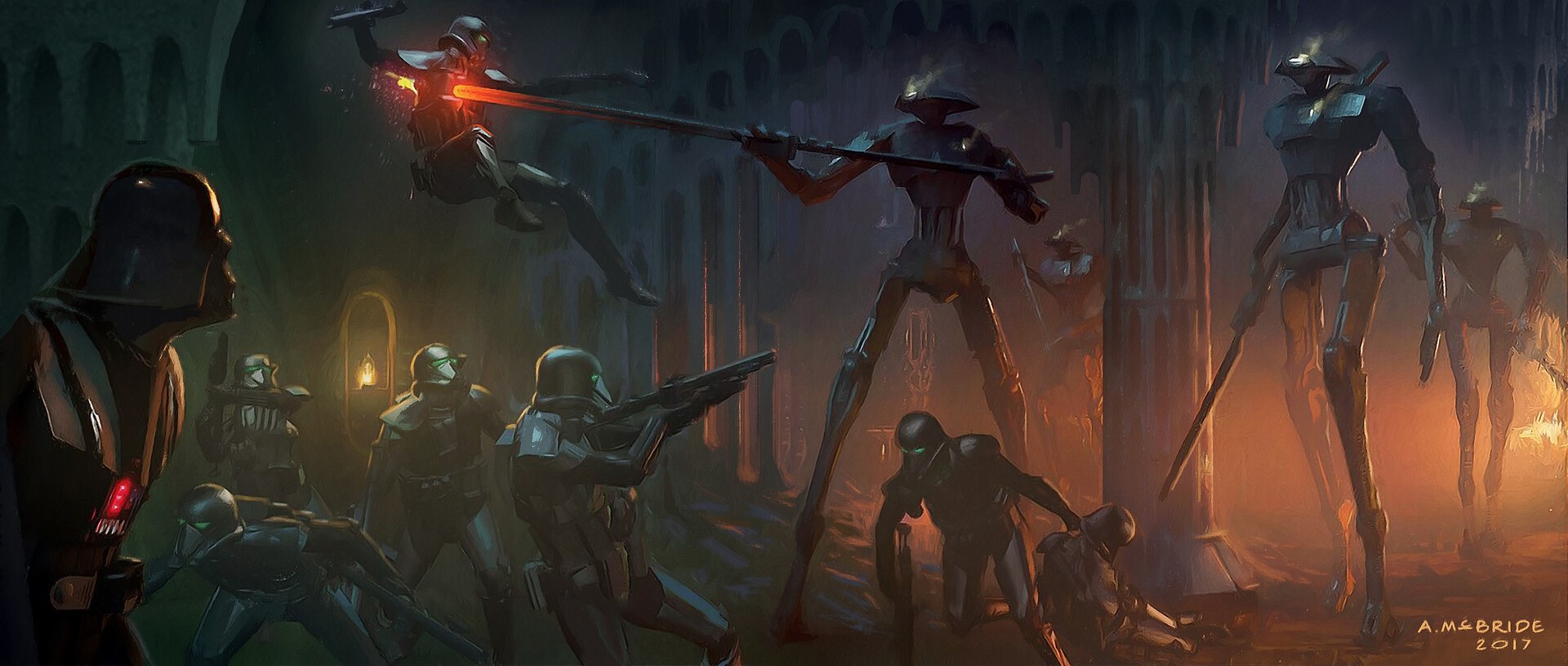 Star Wars, Death Troopers, 2017 (Year), artwork, Star Wars Droids, HD Wallpaper