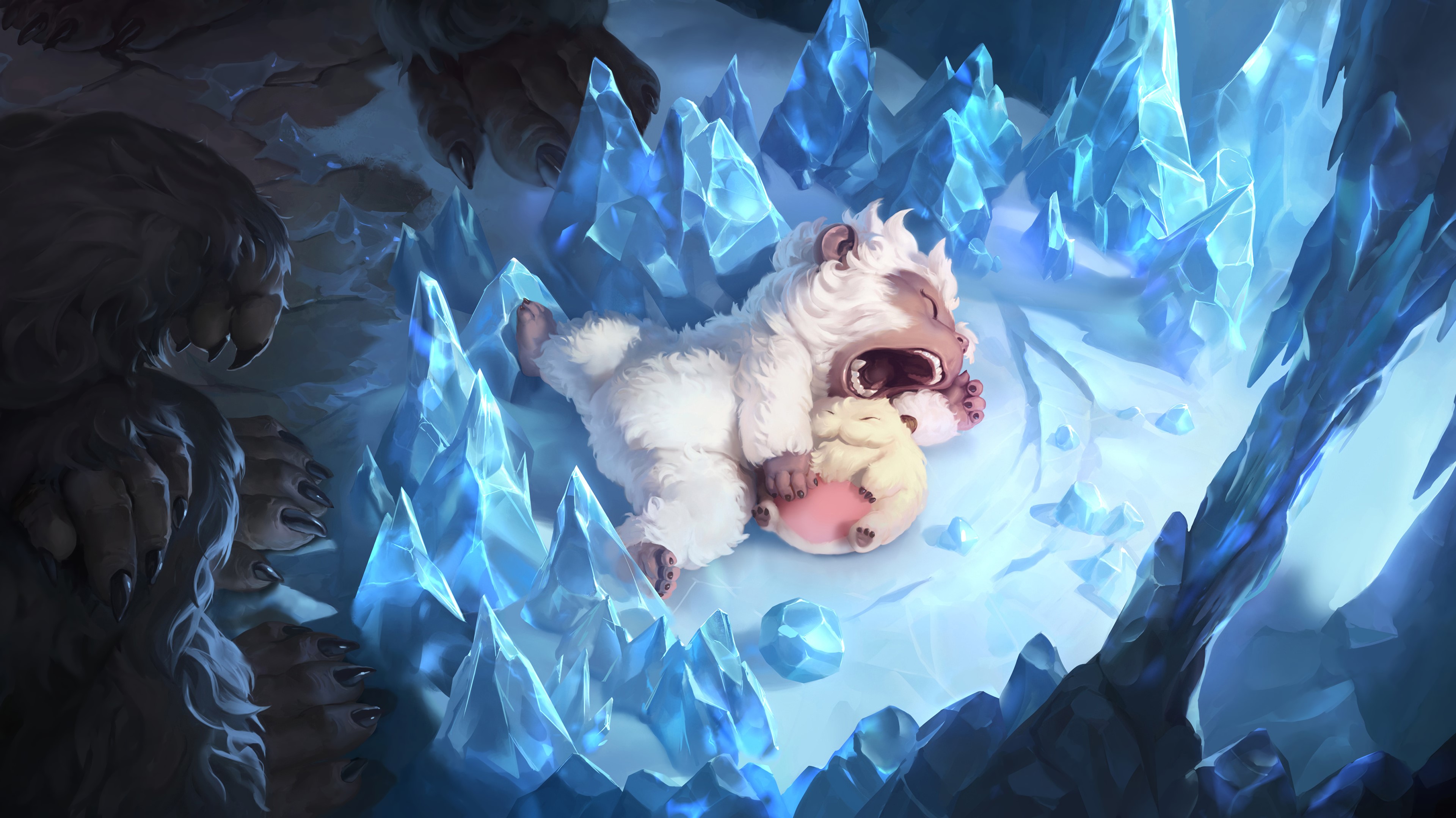 Legends of Runeterra, League of Legends, fantasy art, PC gaming, blue, HD Wallpaper