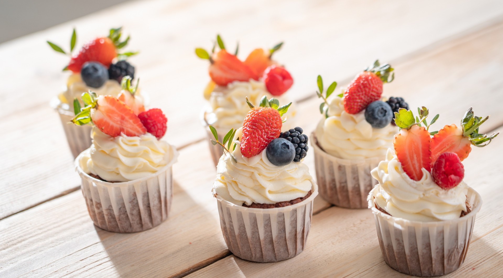 fruit, berries, dessert, food, HD Wallpaper