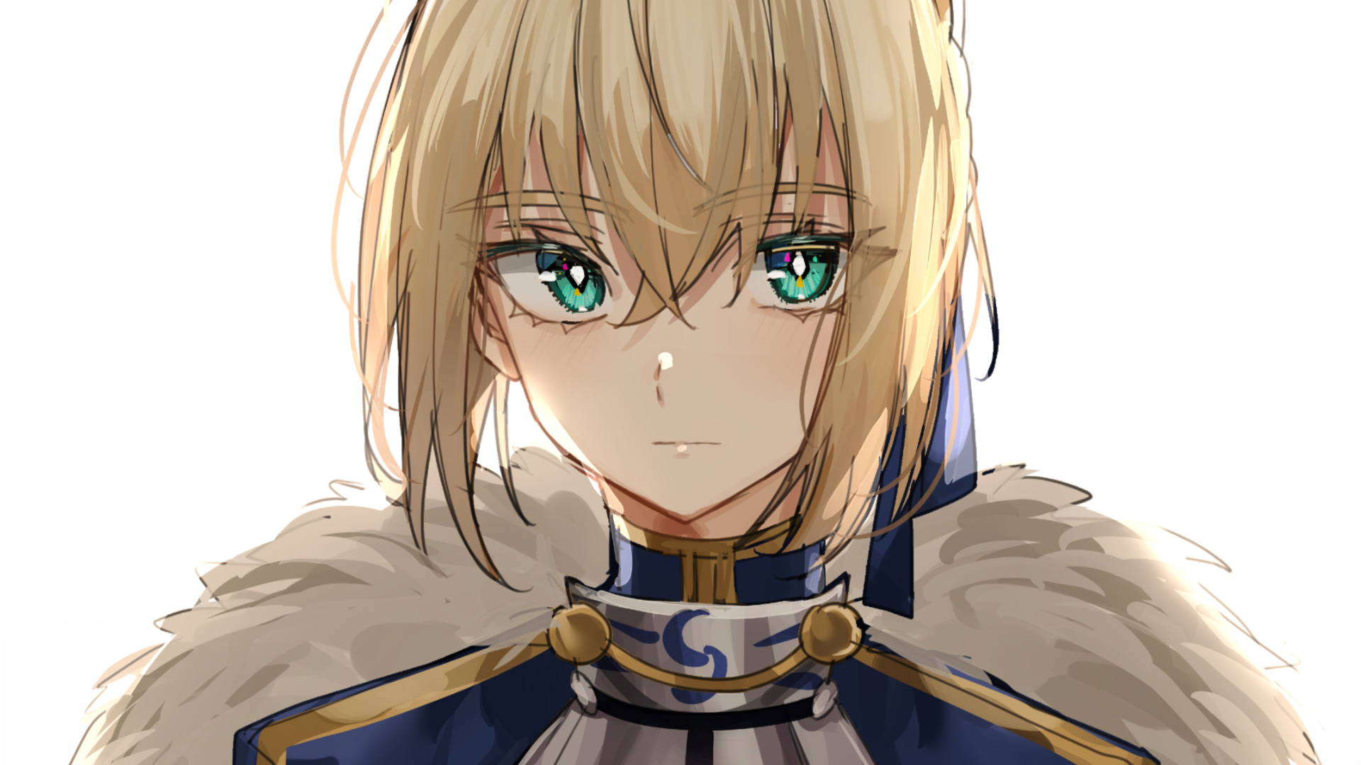 Saber, Fate/Grand Order, Fate Series, blonde, green eyes, HD Wallpaper